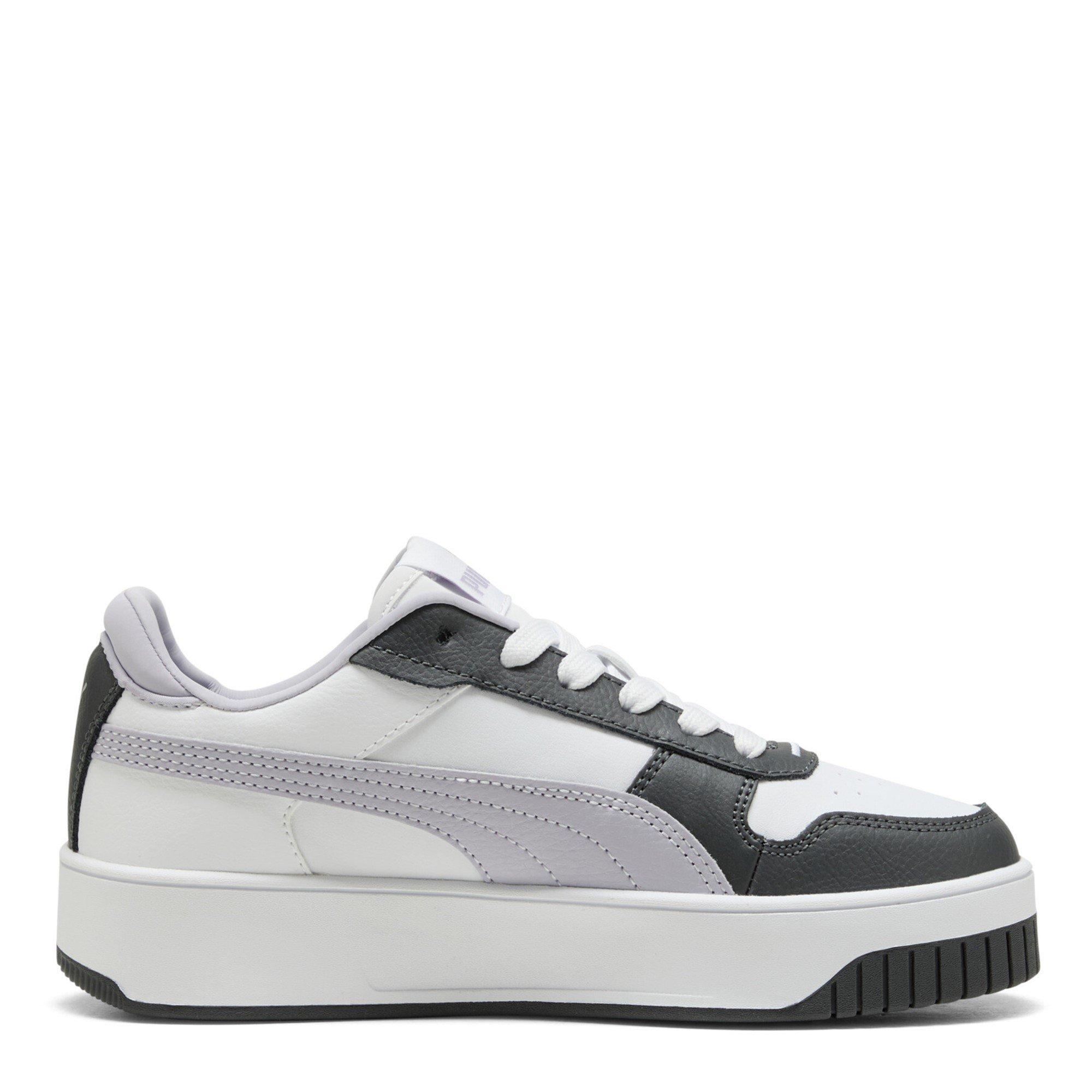 Wht/Purp/Gre - Puma - Kids' Carina Street Court Trainers - 4