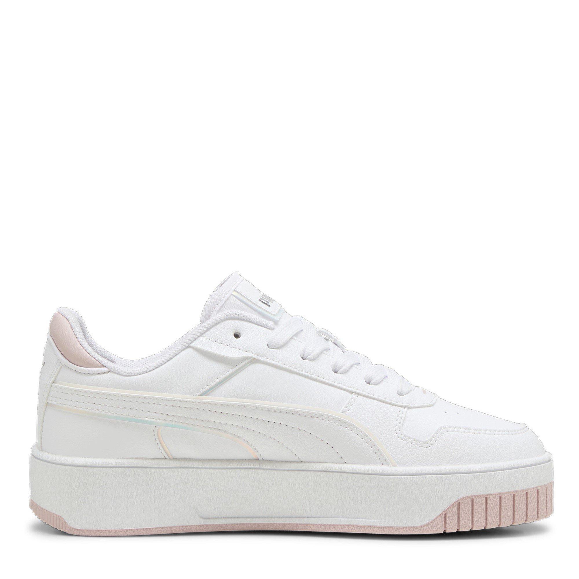 White/Mauve - Puma - Kids' Carina Street Court Trainers - 4