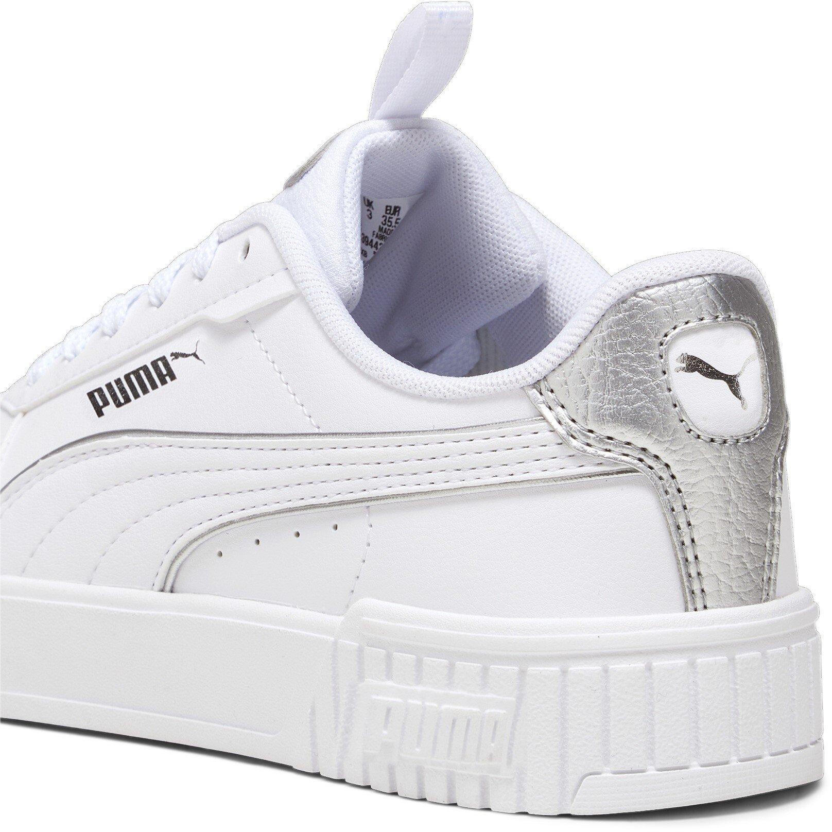 Branco/Prateado - Puma - PUMA Carina 2.0 Jr - 5