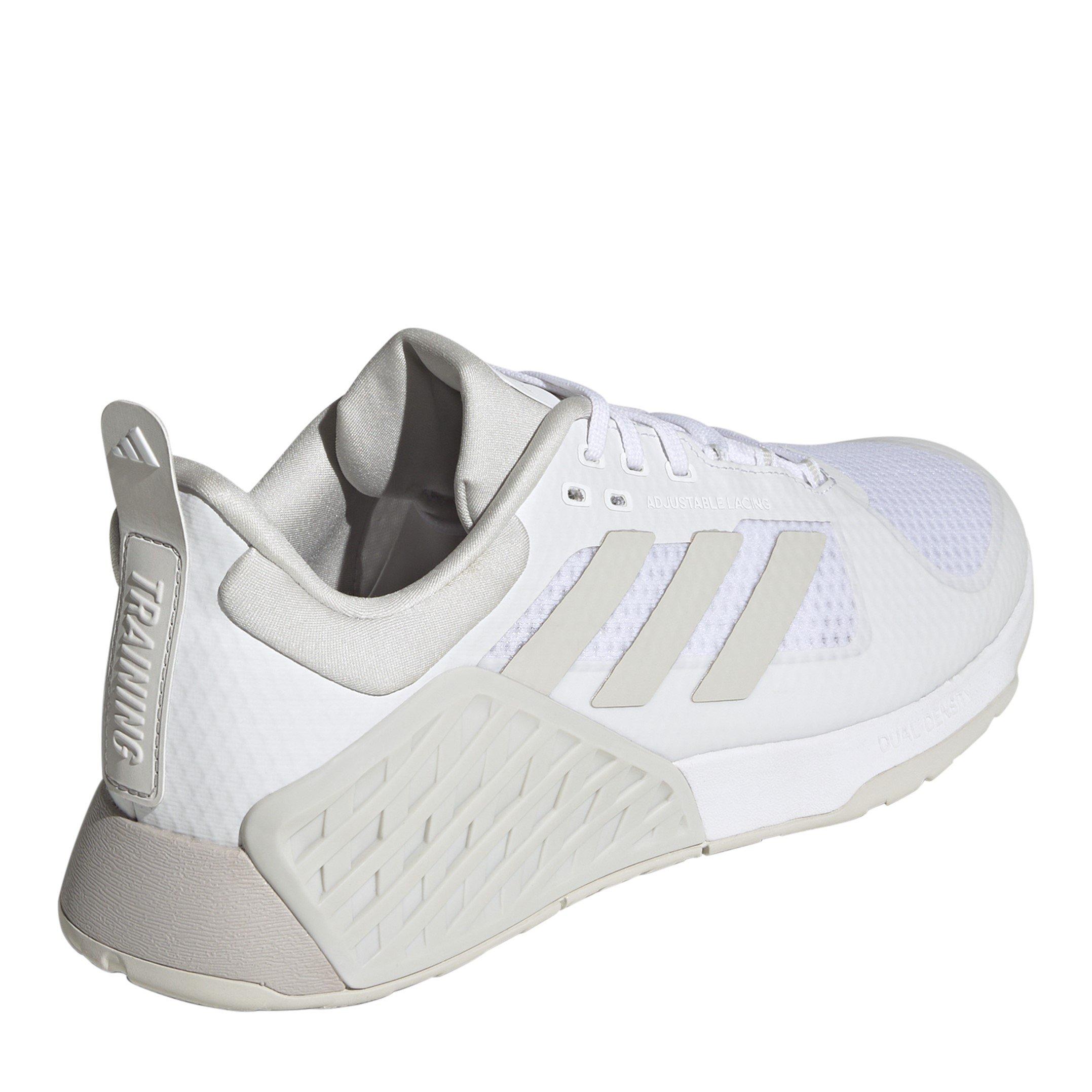 Bianco/Grigio Uno - adidas - Dropset Training Shoes - 4