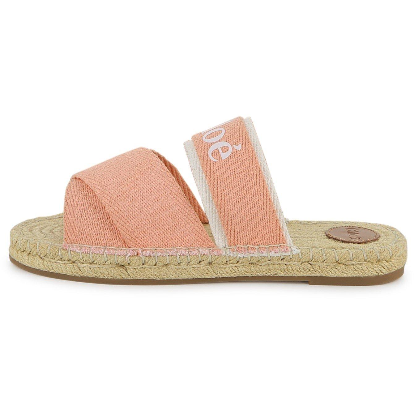 Chloe Kids' Flat Sandals - Apricot - Size 3 (36)