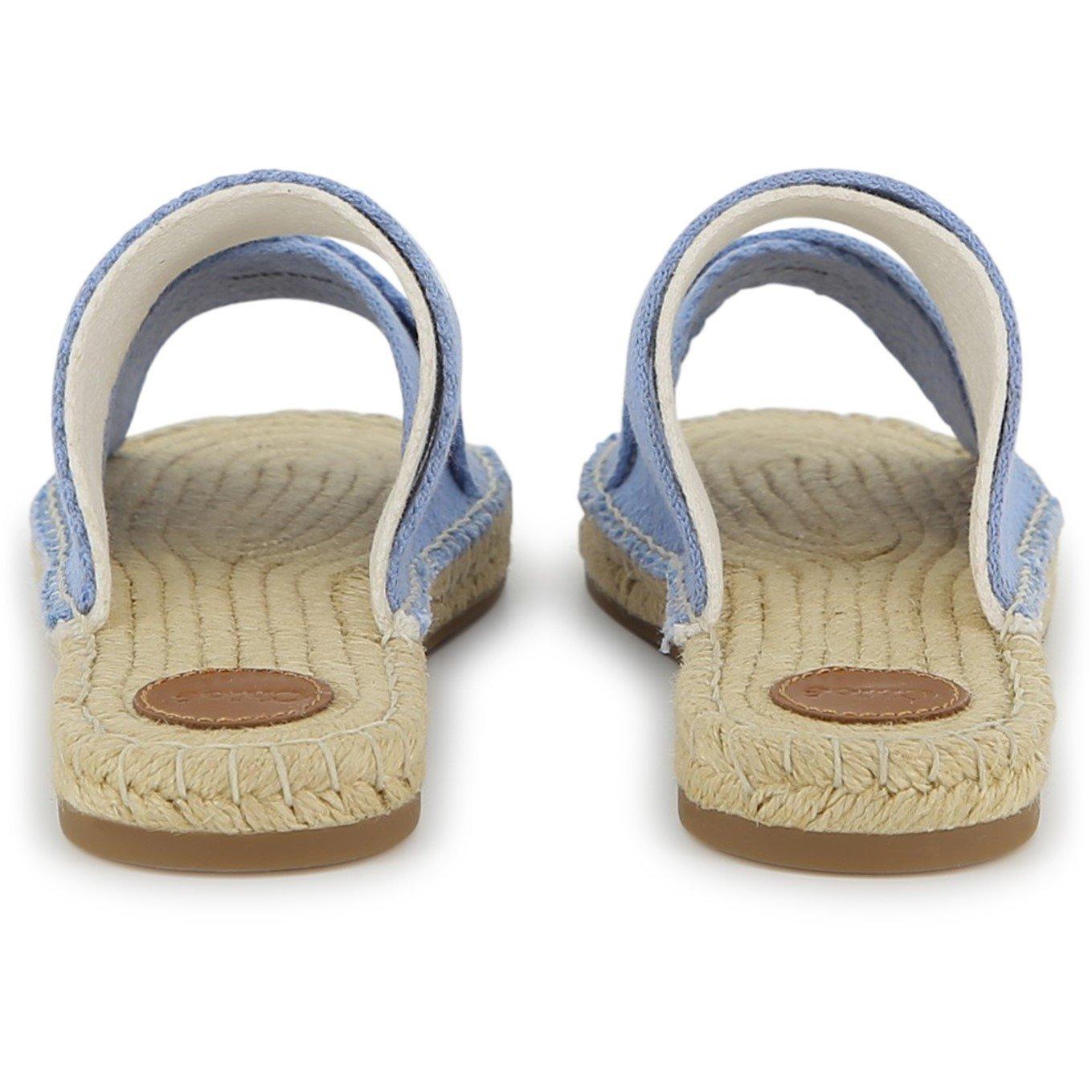 Denim Blue - Chloe - Chloe Sandals Logo Jn62 - 2