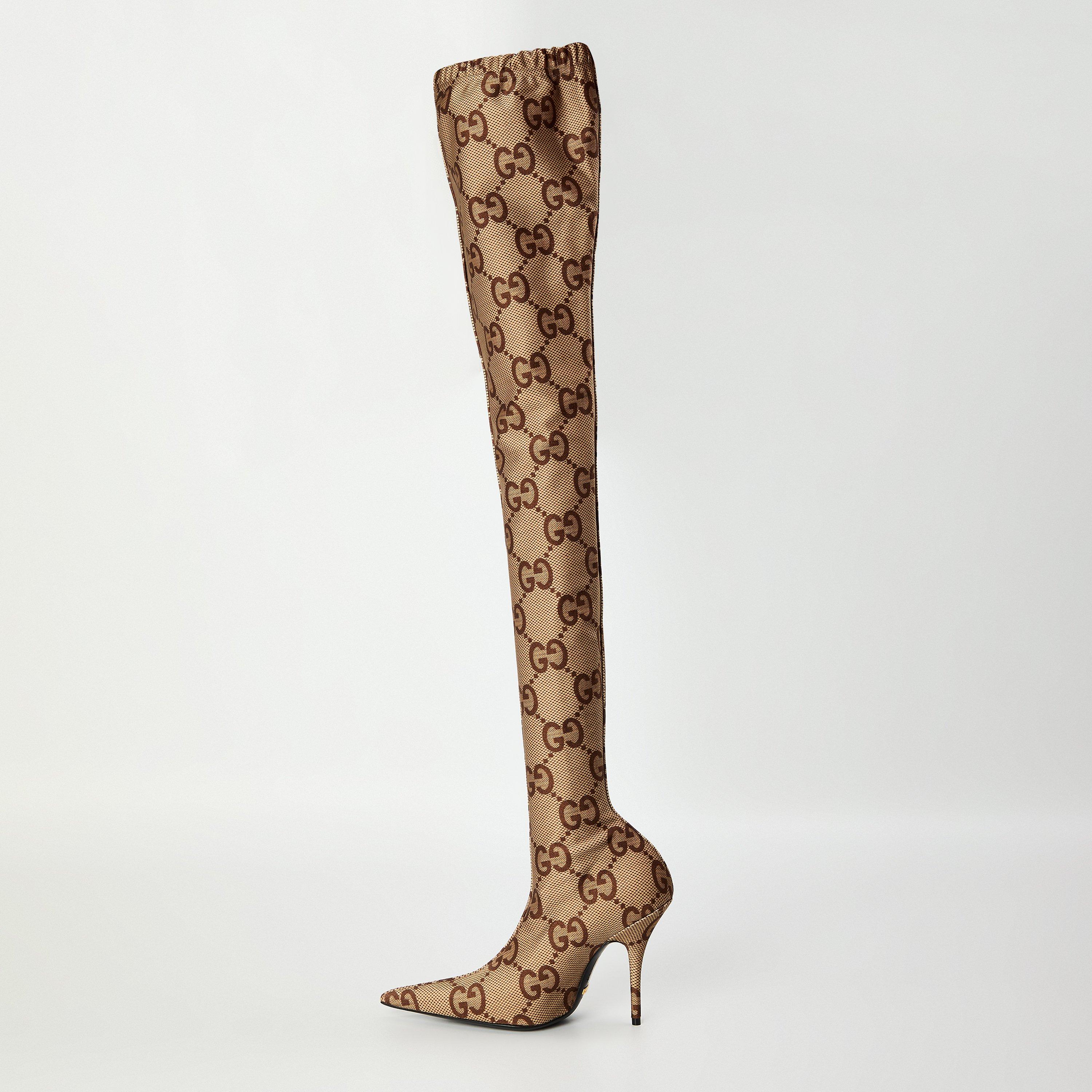 Brown - Gucci - Kids Over the Knee Boots, Style Boots - 2