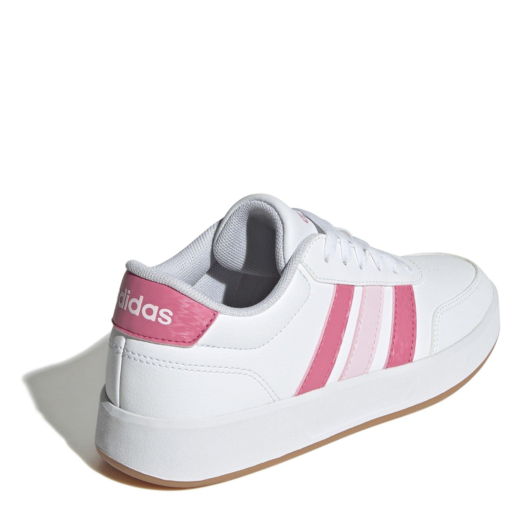 Wht/Pink/Pink - adidas - Breaknet 3.0 Childrens Shoes - 4