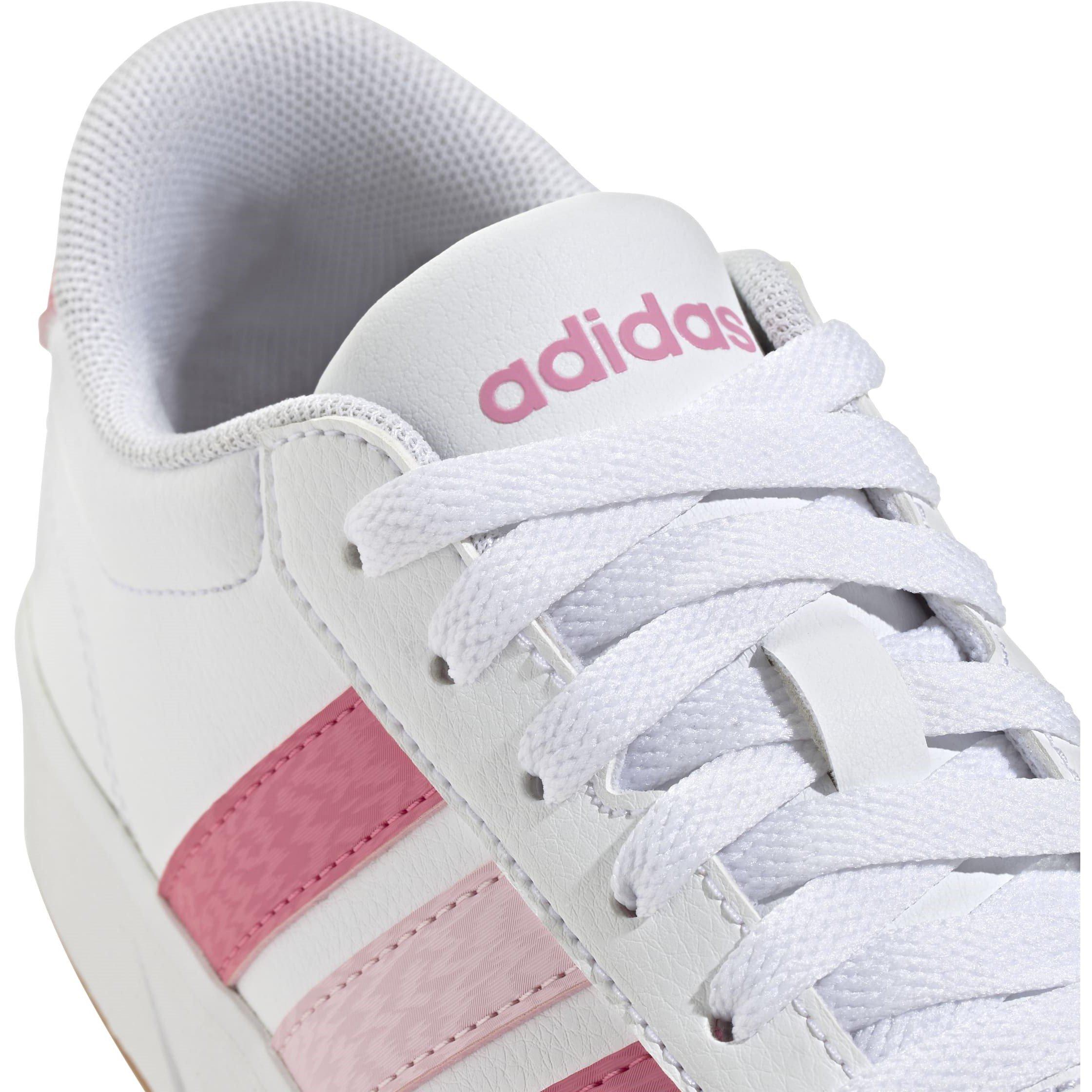 Wht/Pink/Pink - adidas - Breaknet 3.0 Childrens Shoes - 7