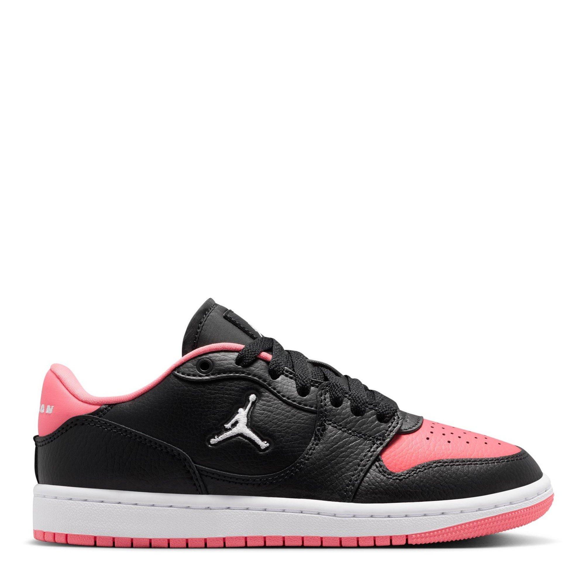 Black/Pink - Air Jordan - Kids' Low-Top Trainers - 1