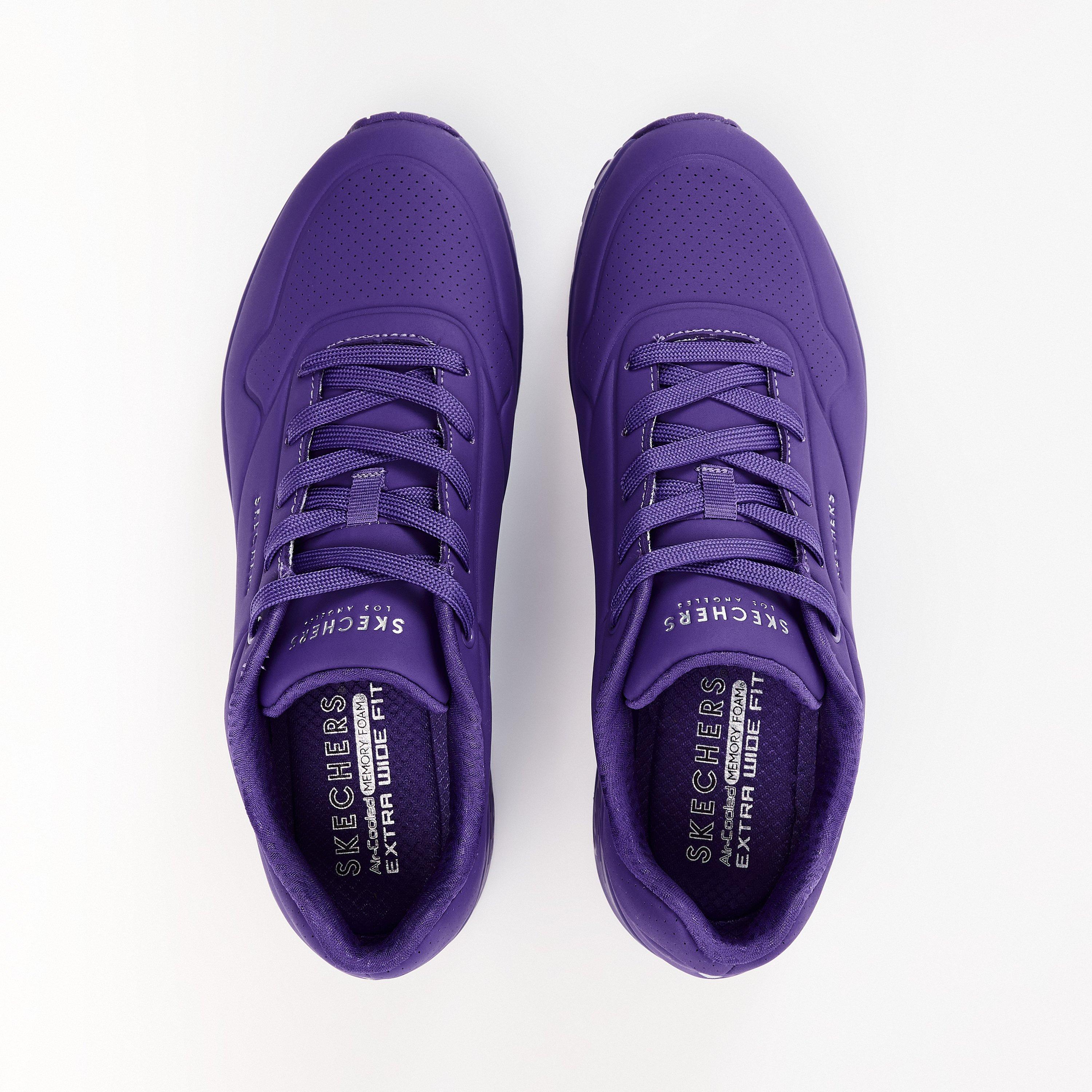 Purple - Skechers - Kids' Durabuck EW Casual Low-Top Trainers - 4