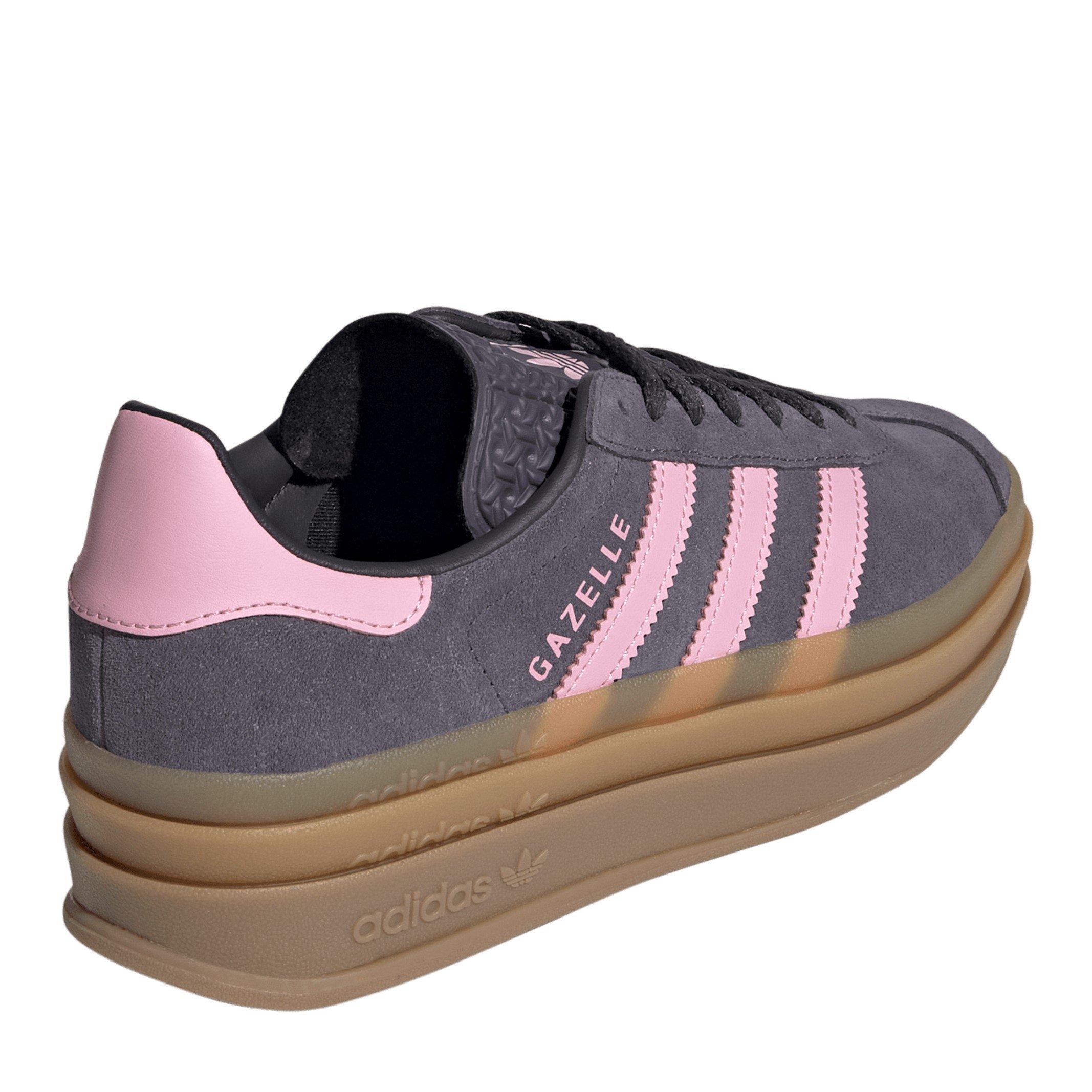 Aurora/Pink - adidas Originals - Kids' Gazelle Bold Platform Trainers - 4