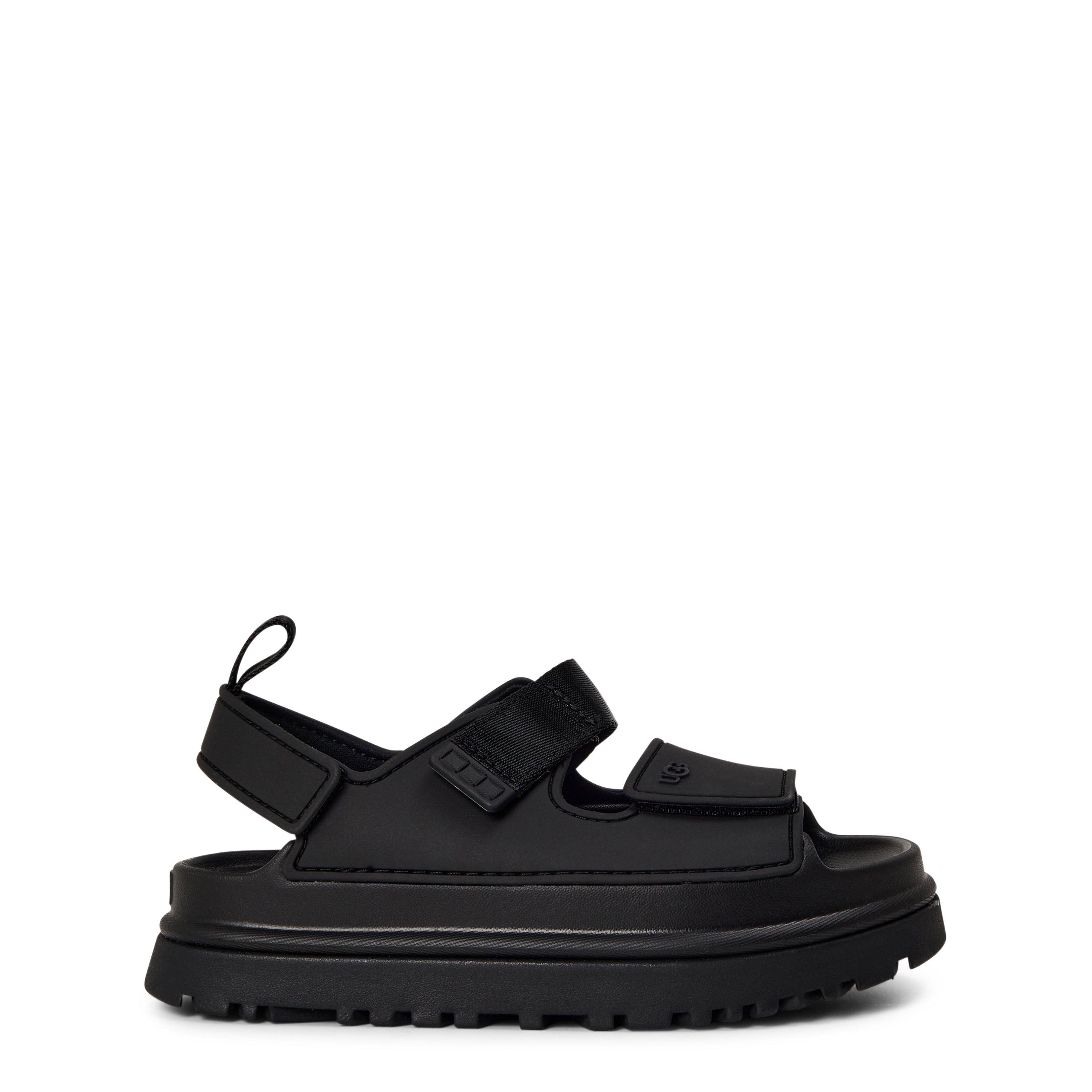 Ugg Girls Kids' Goldenglow Flatform Sandals - Black Blk - 3 (36)