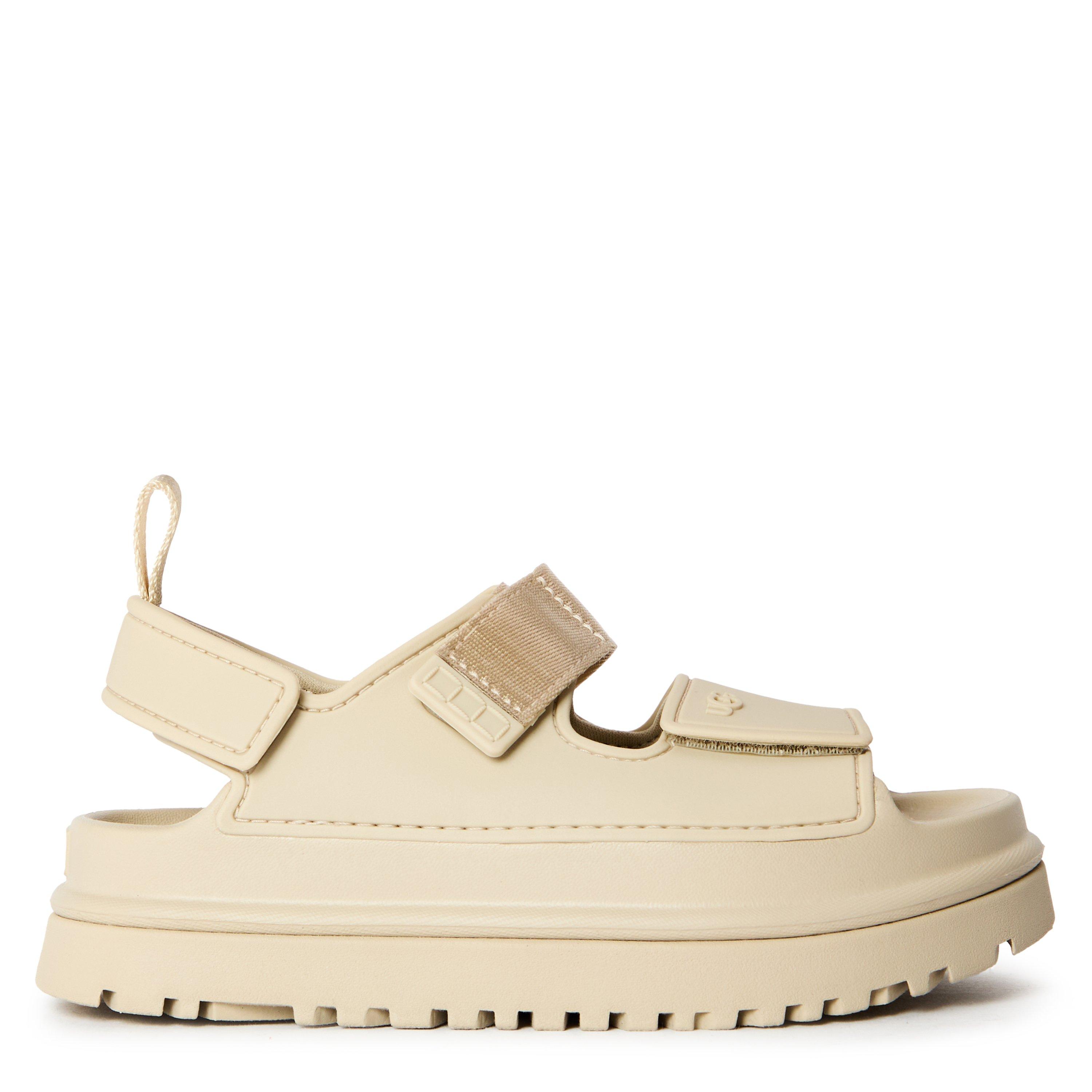 Ugg Kids' Goldenglow Flatform Sandals - Sea Salt SSAL - Size 2 (35)