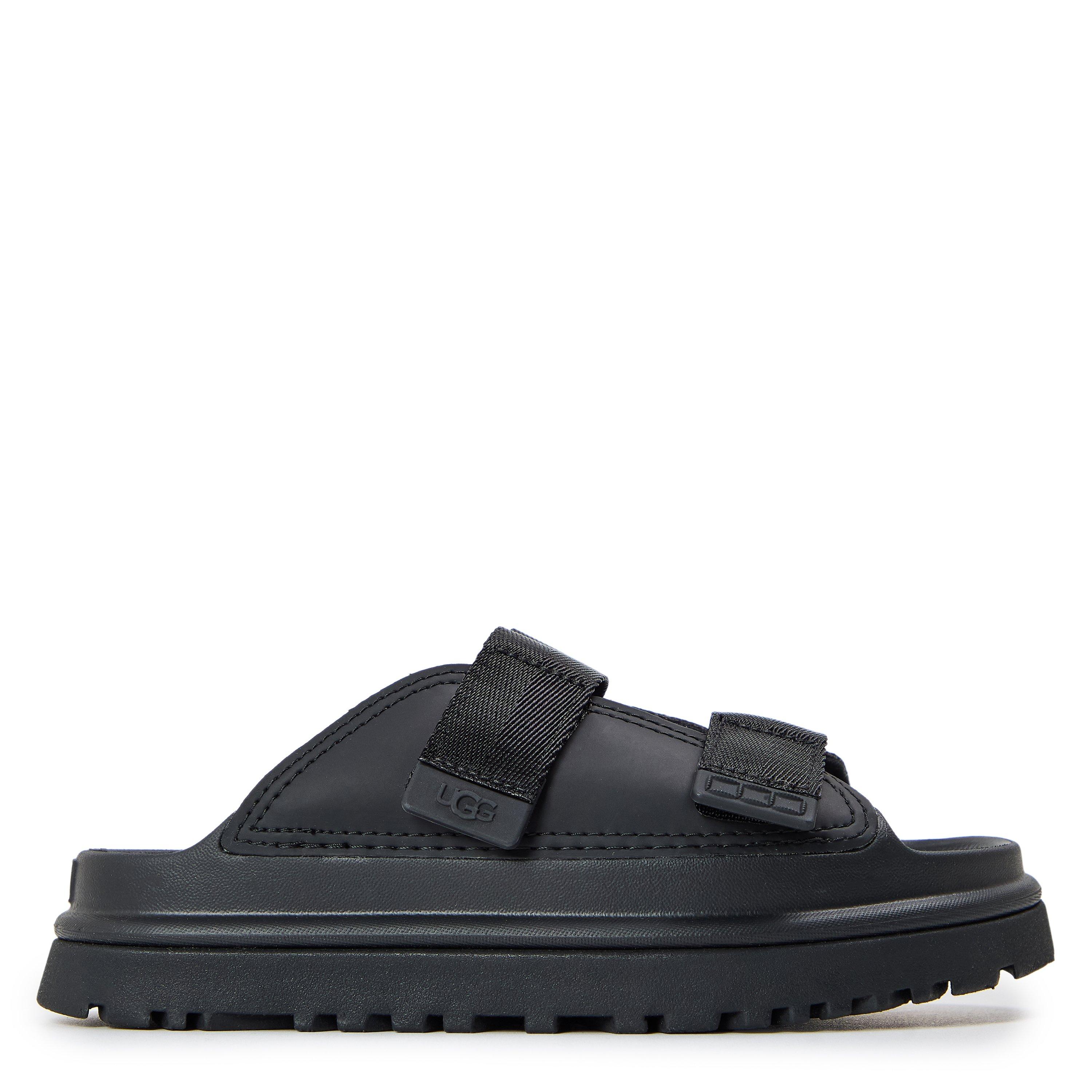 Black BLK - Ugg - Kids' Goldenglow Slide Flatform Sandals - 1
