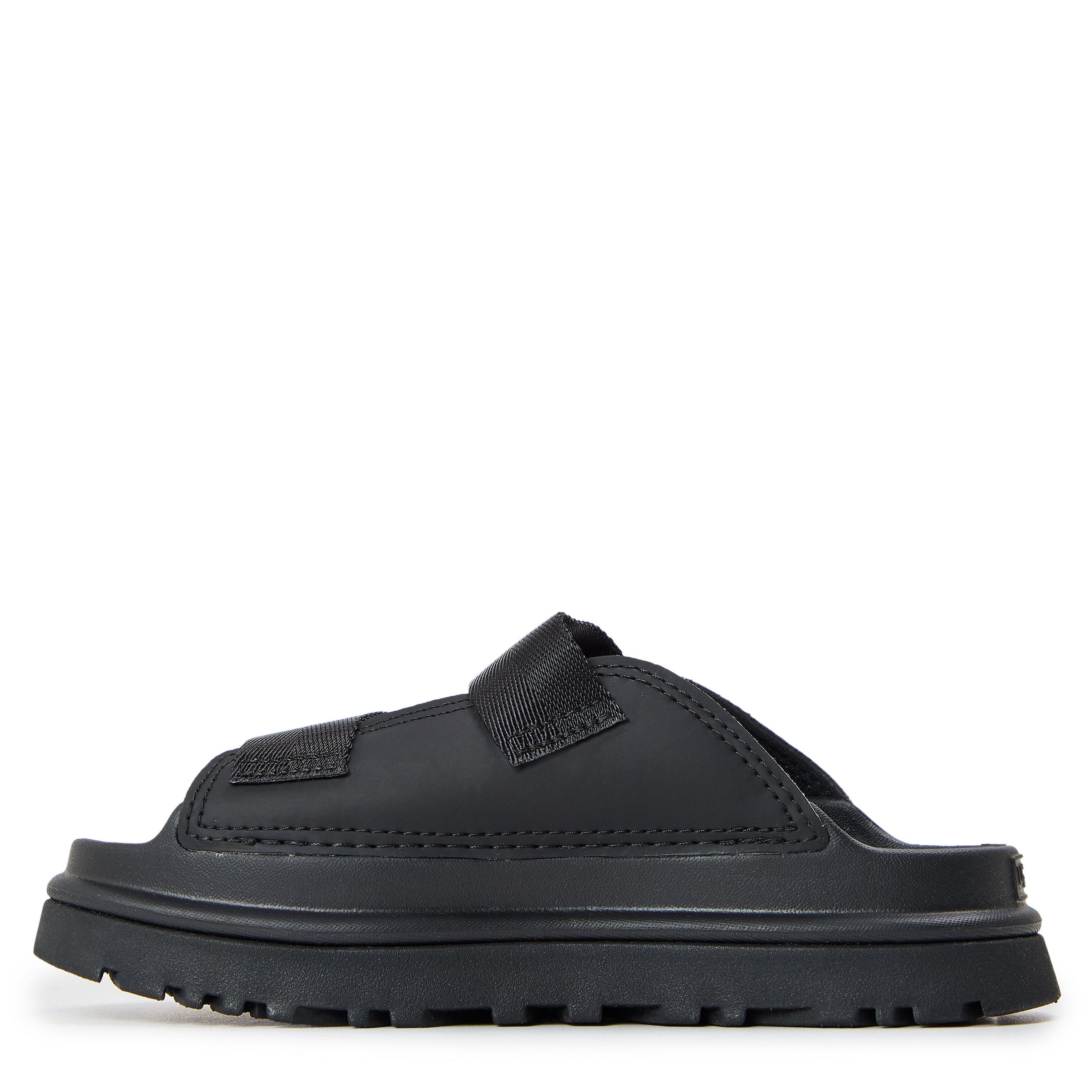 Black BLK - Ugg - Kids' Goldenglow Slide Flatform Sandals - 2