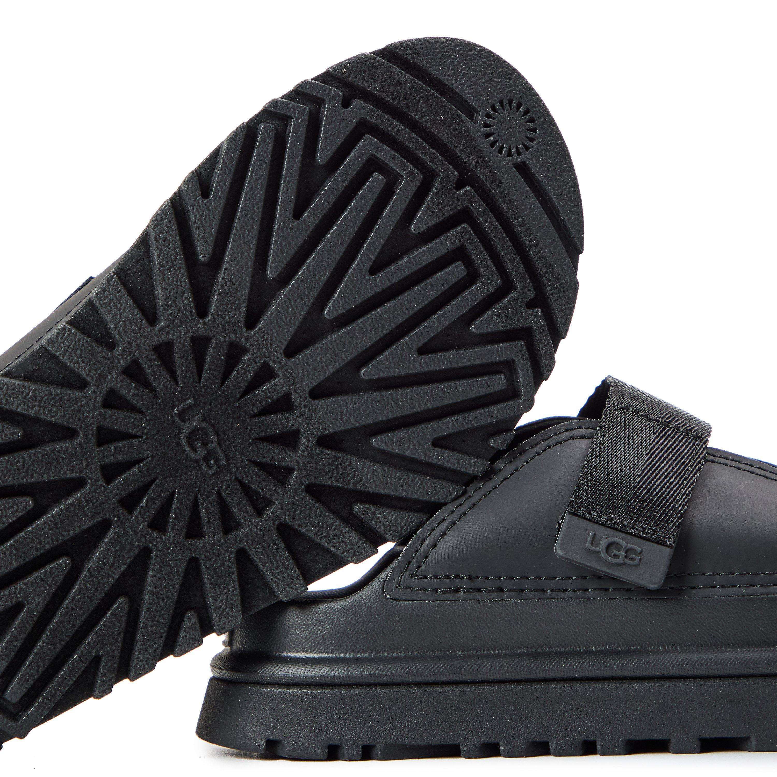 Black BLK - Ugg - Kids' Goldenglow Slide Flatform Sandals - 3