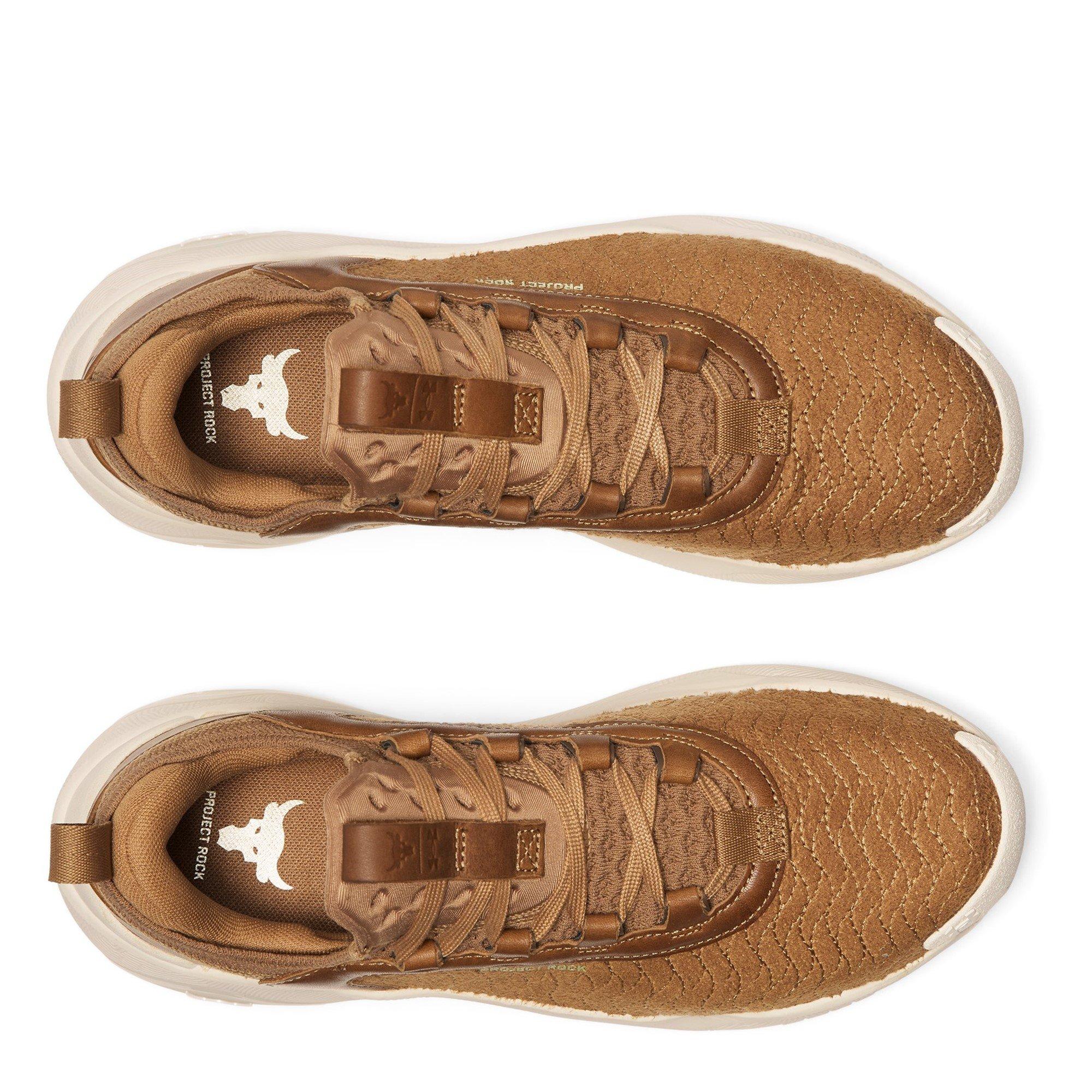 Marrone - Under Armour - Unisex Kids' Luxe Training Shoes - 4
