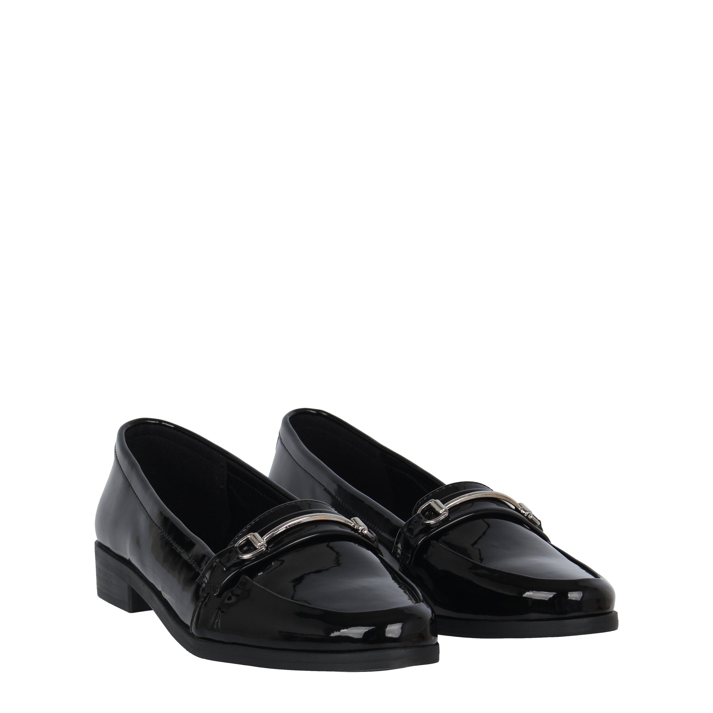 Black - Miso - Bar Junior Girls Loafers - 3