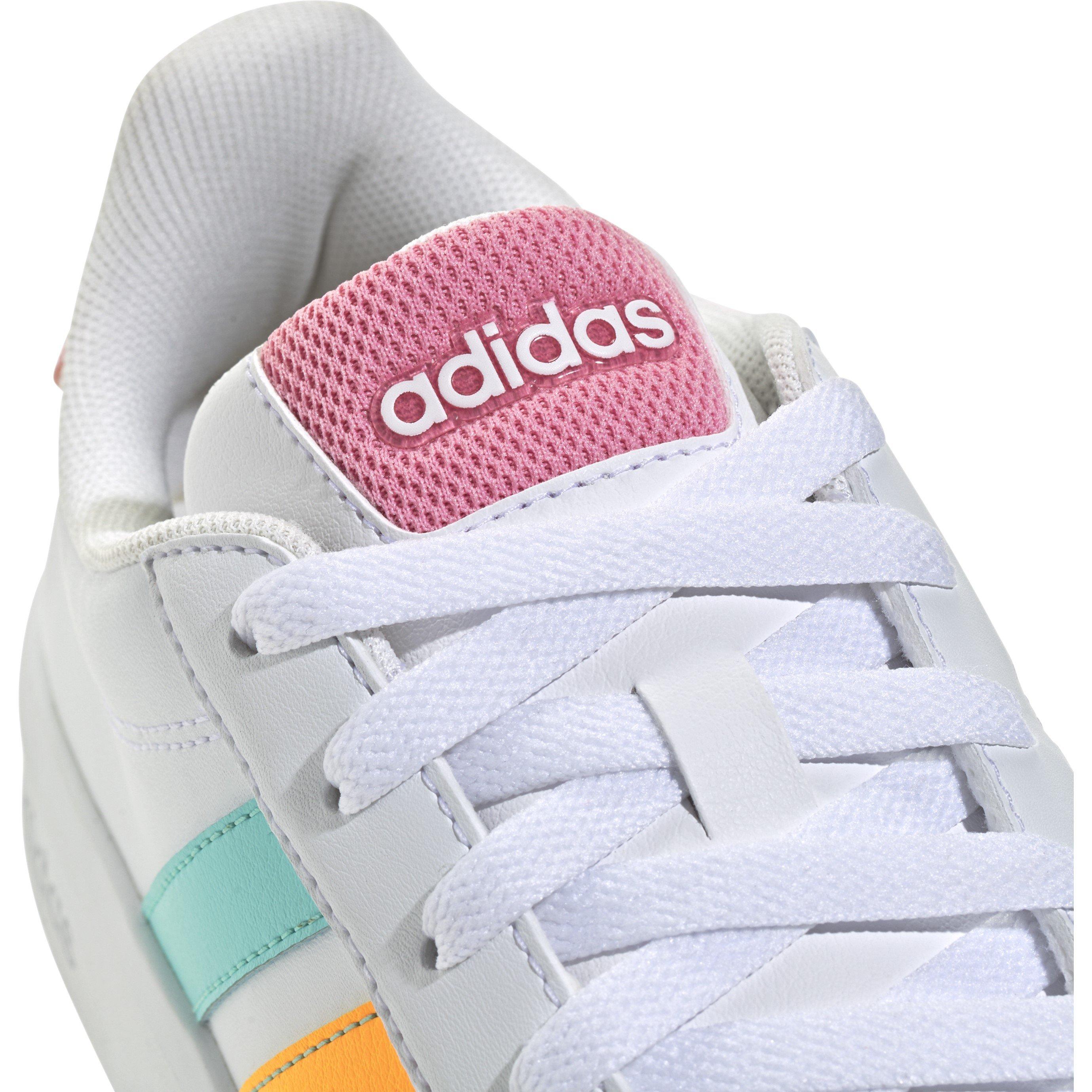 Wht/Tang/Pink - adidas - Adidas Grand Court 3 Jn63 - 7