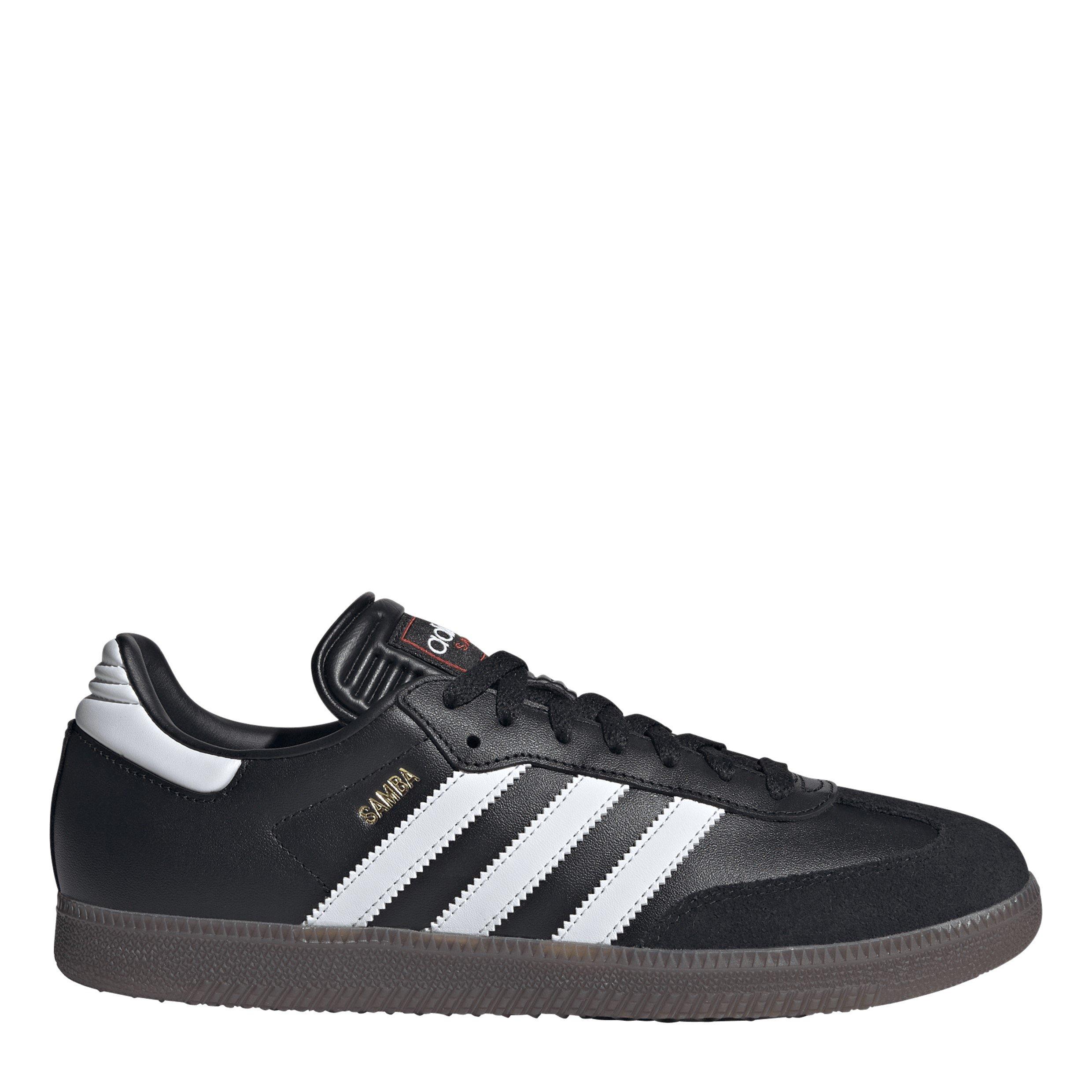 Black/White - adidas - Samba Leather Trainers Juniors - 1