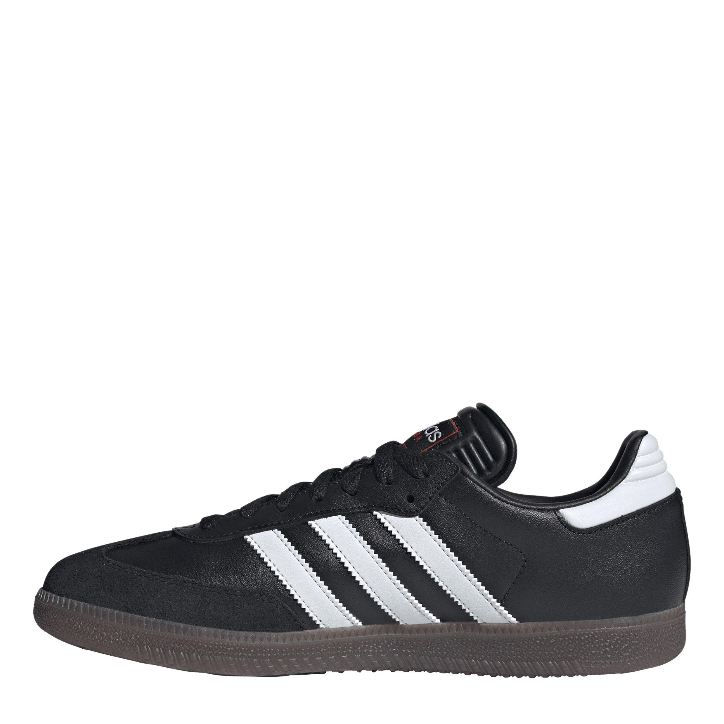 Black/White - adidas - Samba Leather Trainers Juniors - 2