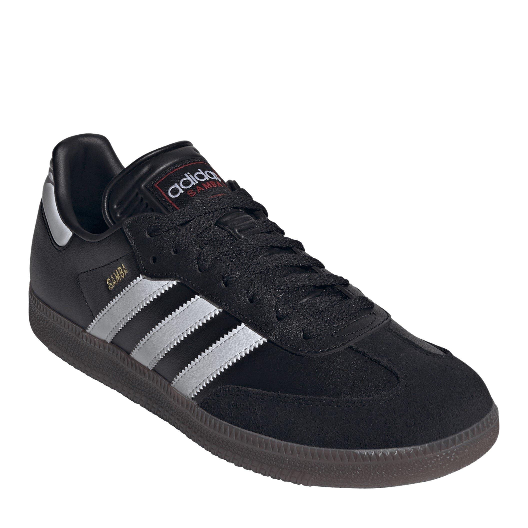 Black/White - adidas - Samba Leather Trainers Juniors - 3