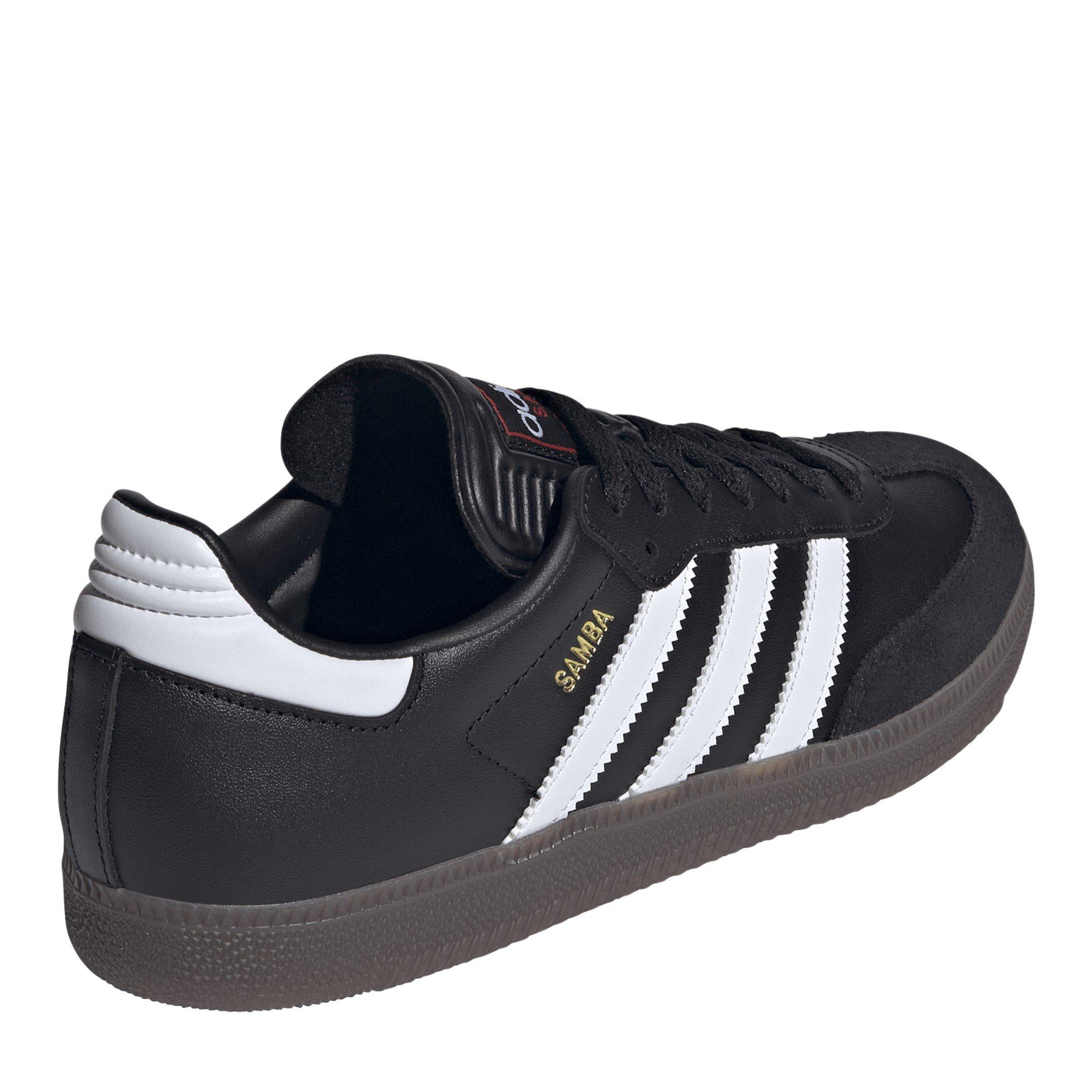 Black/White - adidas - Samba Leather Trainers Juniors - 4
