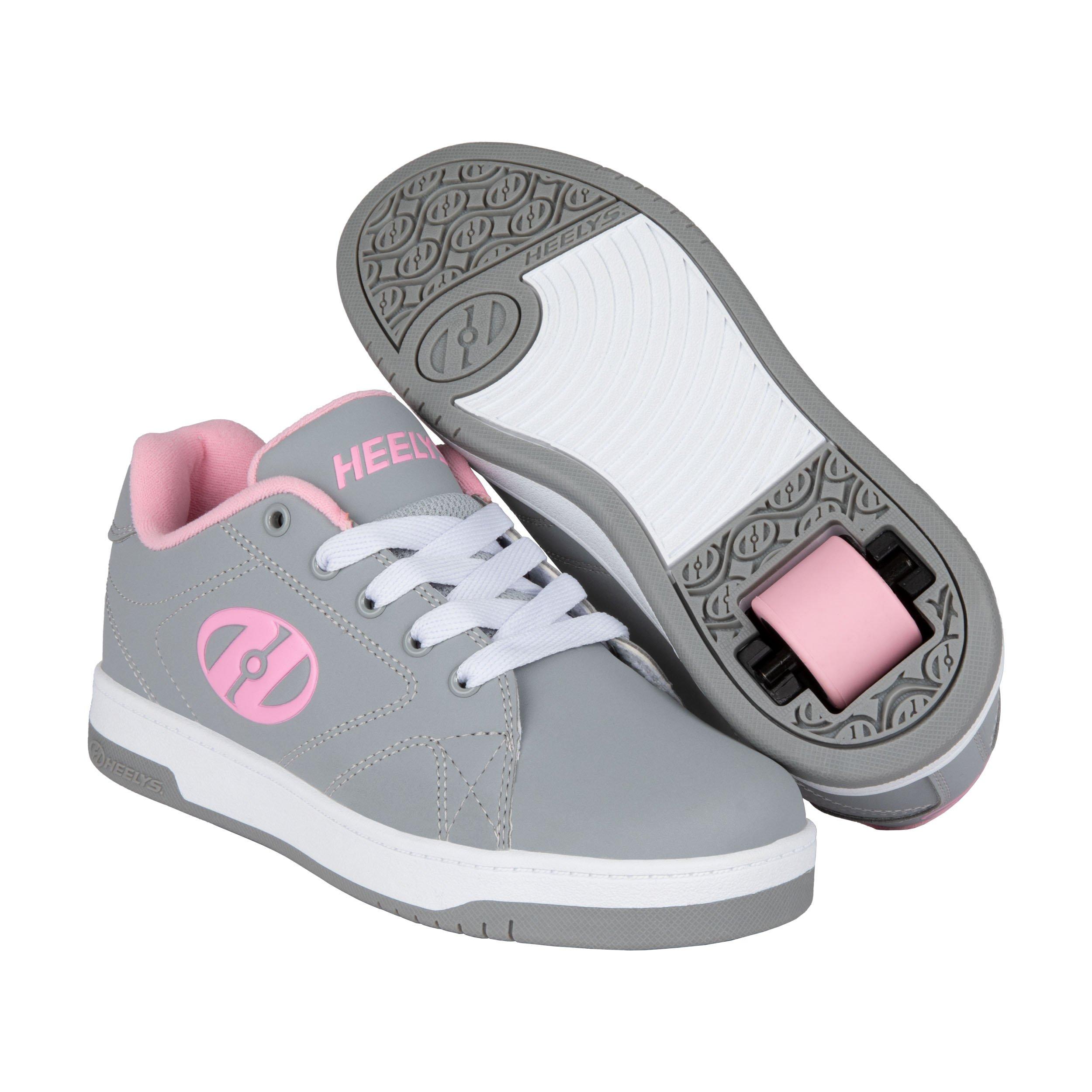 Heelys Prop Em Grey/Pink/White Roller Shoes FRASERS