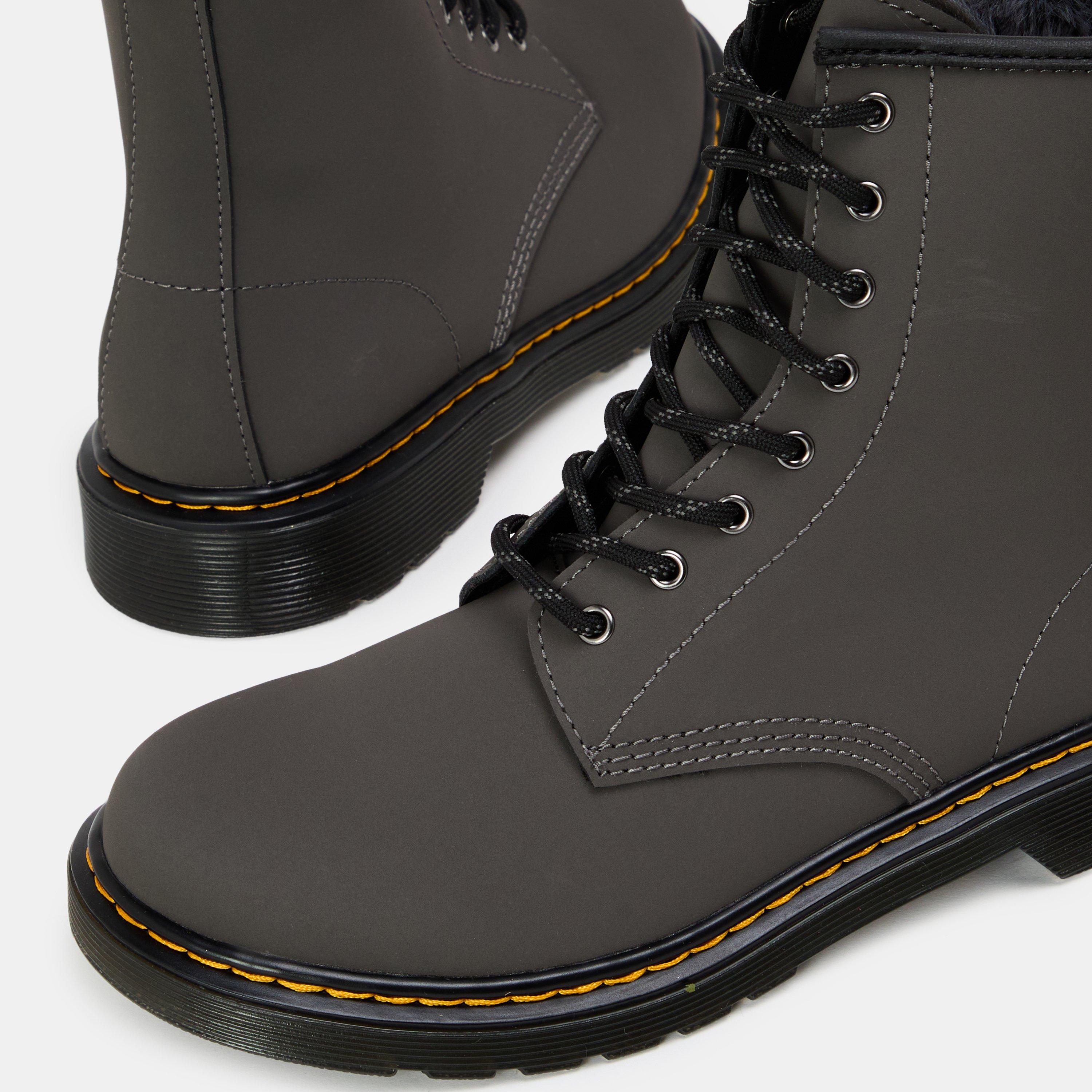 Gunmetal - Dr Martens - Junior 1460 Serena Boot - 3