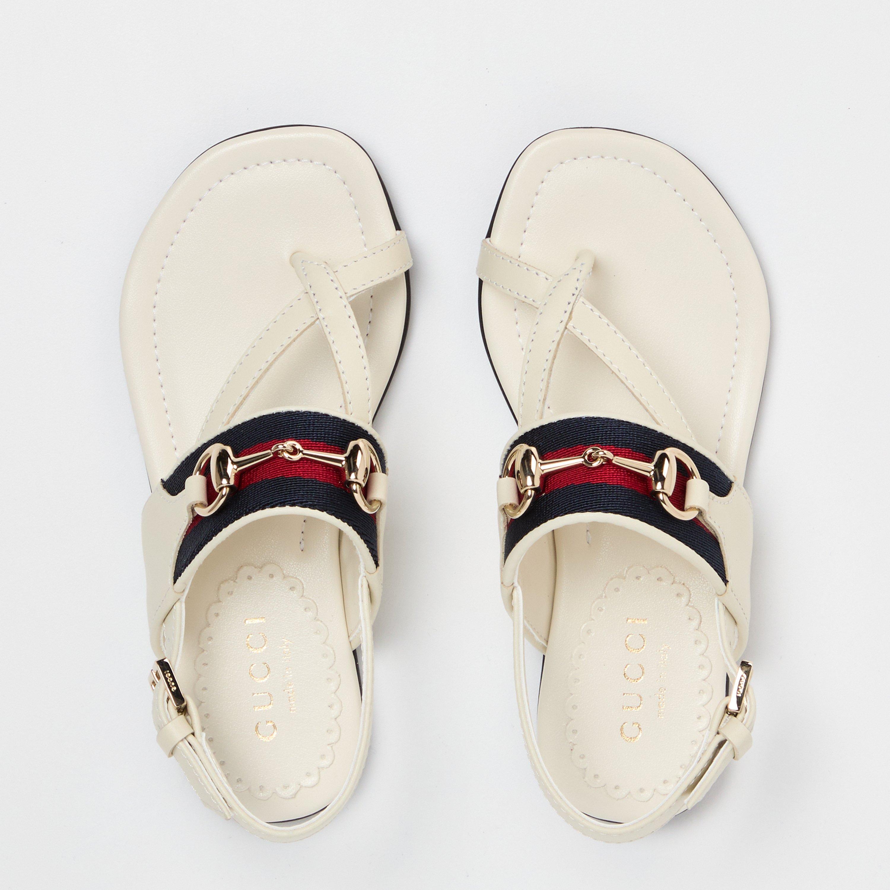 White 9047 - Gucci - Web Sandals Juniors - 4