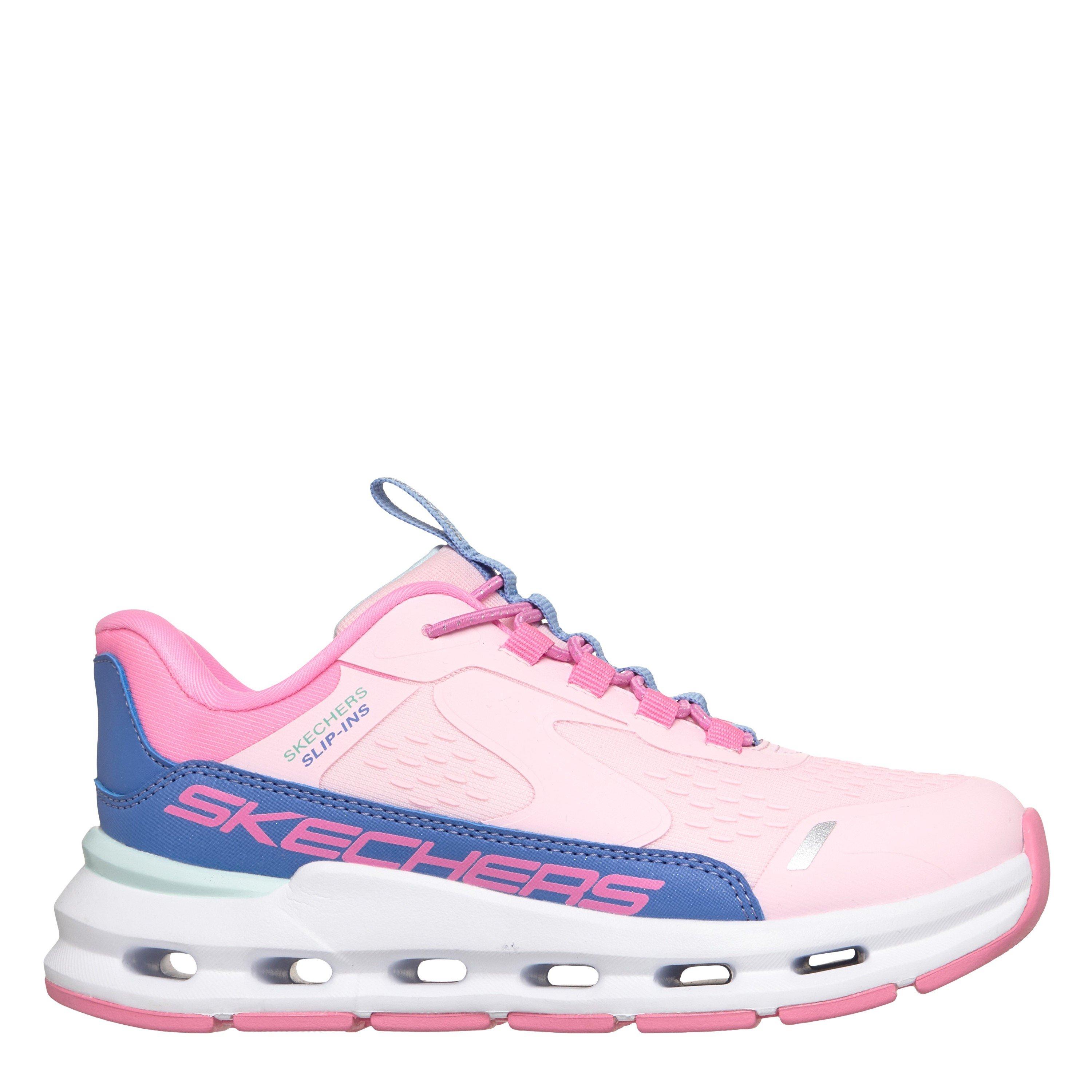 Skechers Girls Glide-Step + - Vista Lane Slip On Runners - Pink/Blue - 4 (37)