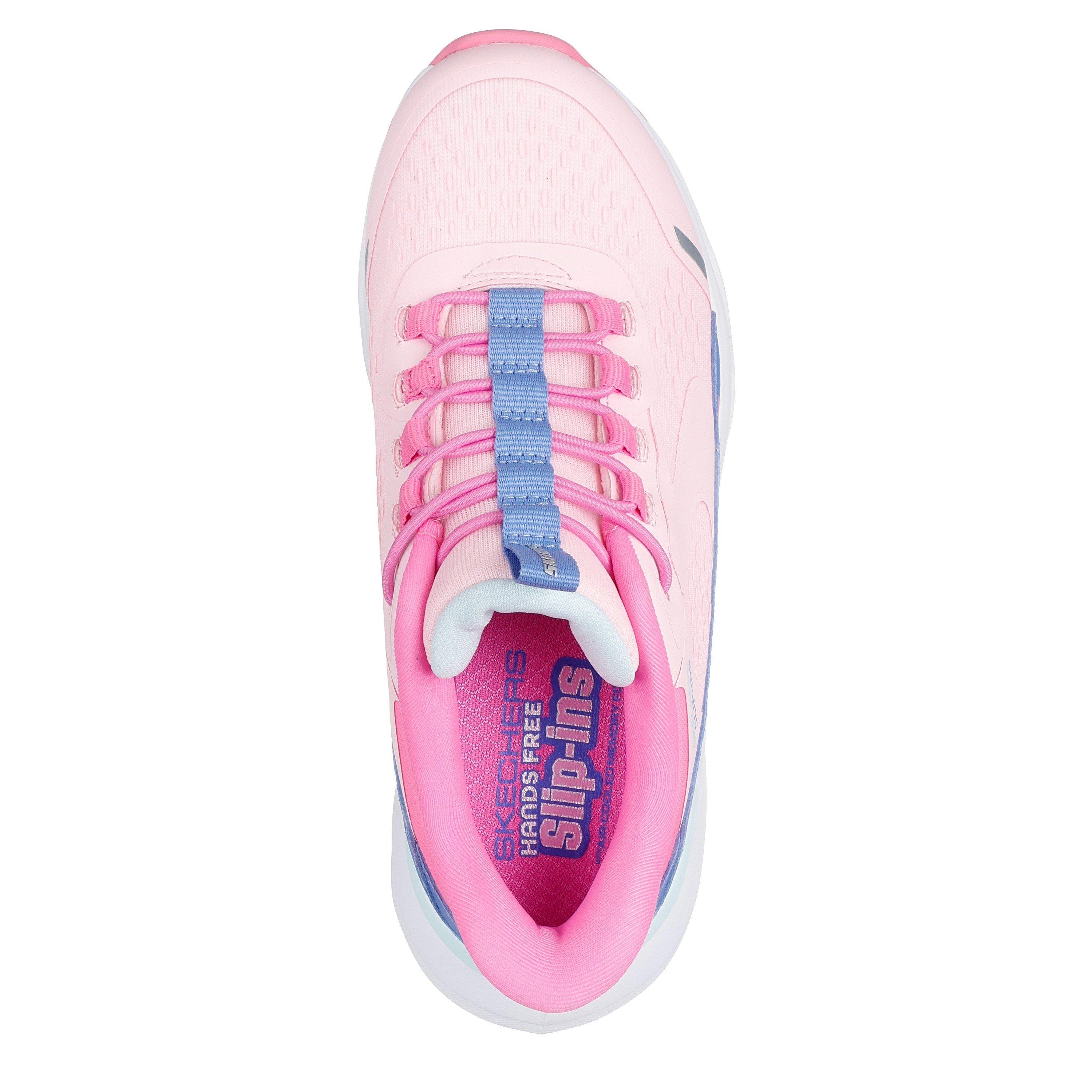 Rosa/Azul - Skechers - Glide-Step + - Vista Lane Slip On Runners Girls - 5