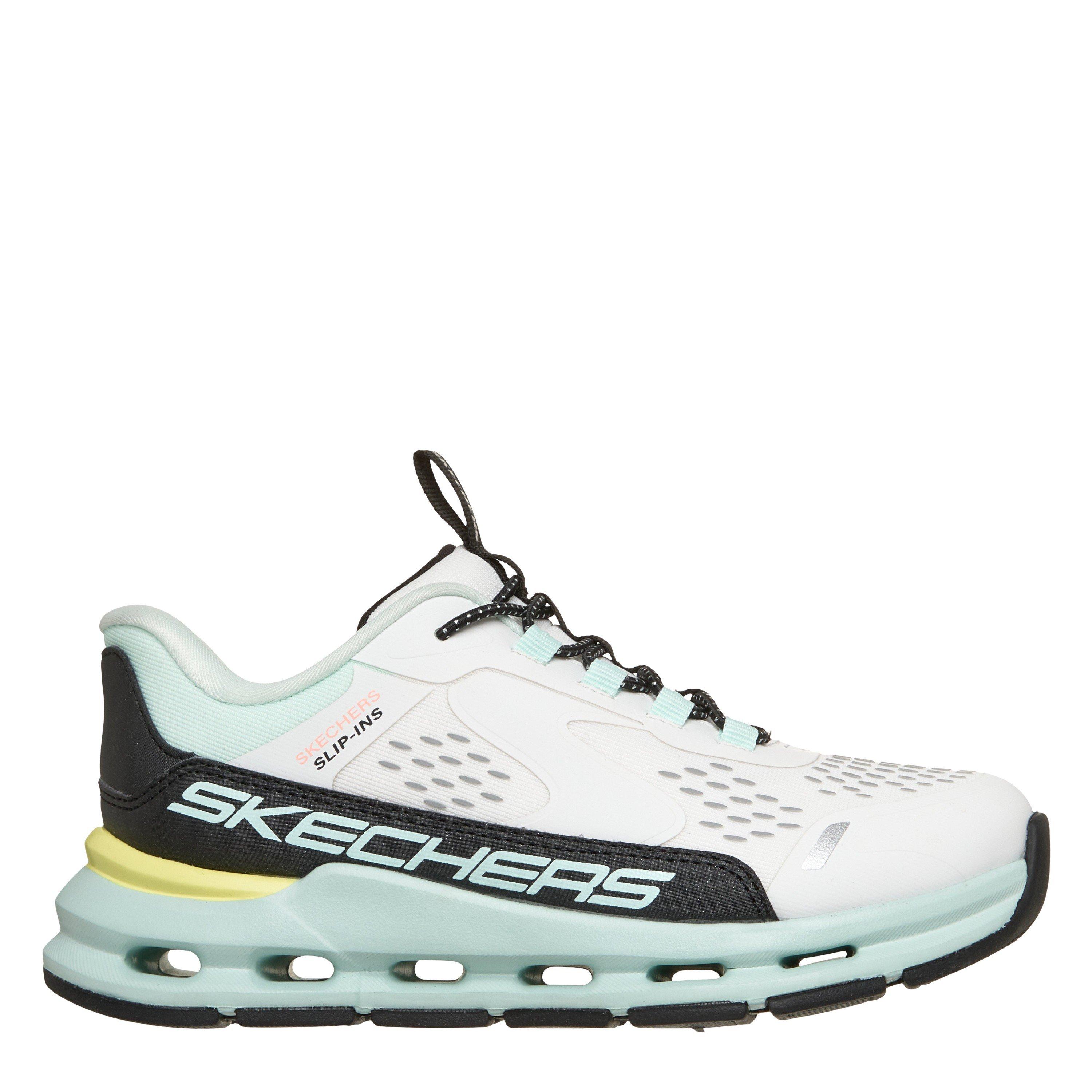 Skechers Girls Glide-Step + - Vista Lane Slip On Runners - White - 4 (37)