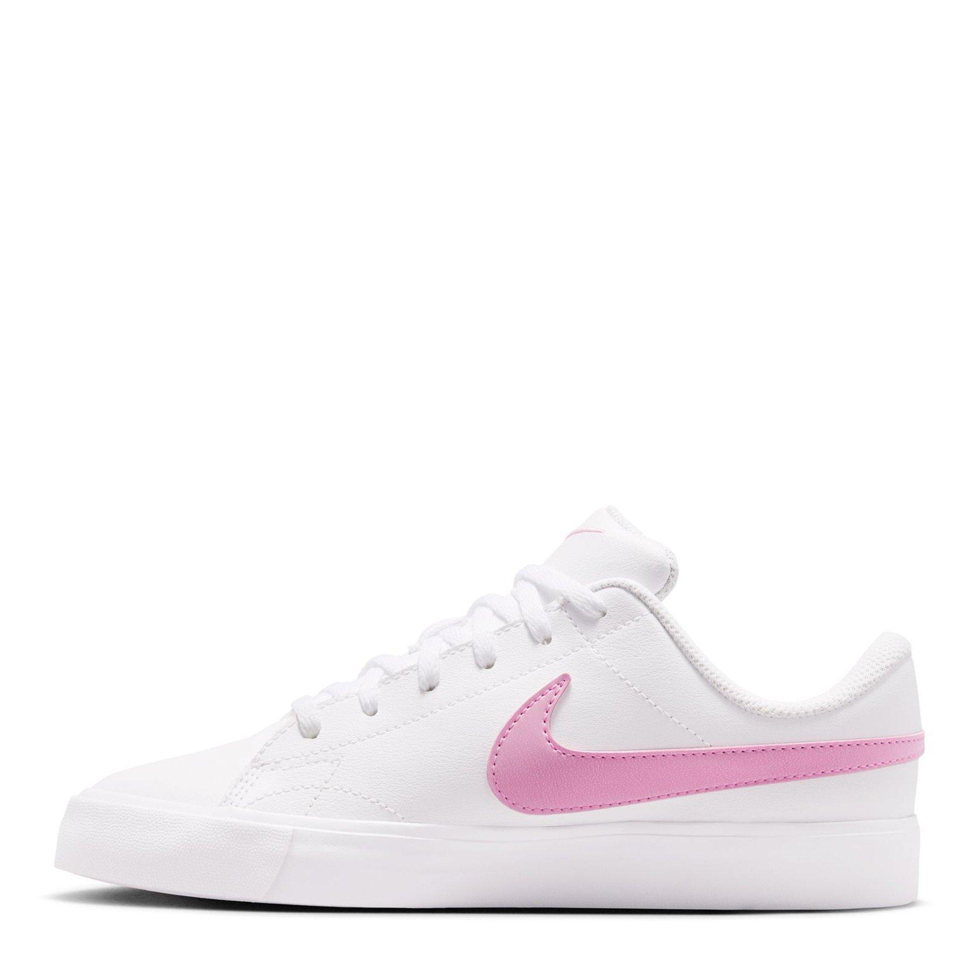 White/Pink Rise - Nike - Kids' Tennis Essen Low-Top Trainers - 2