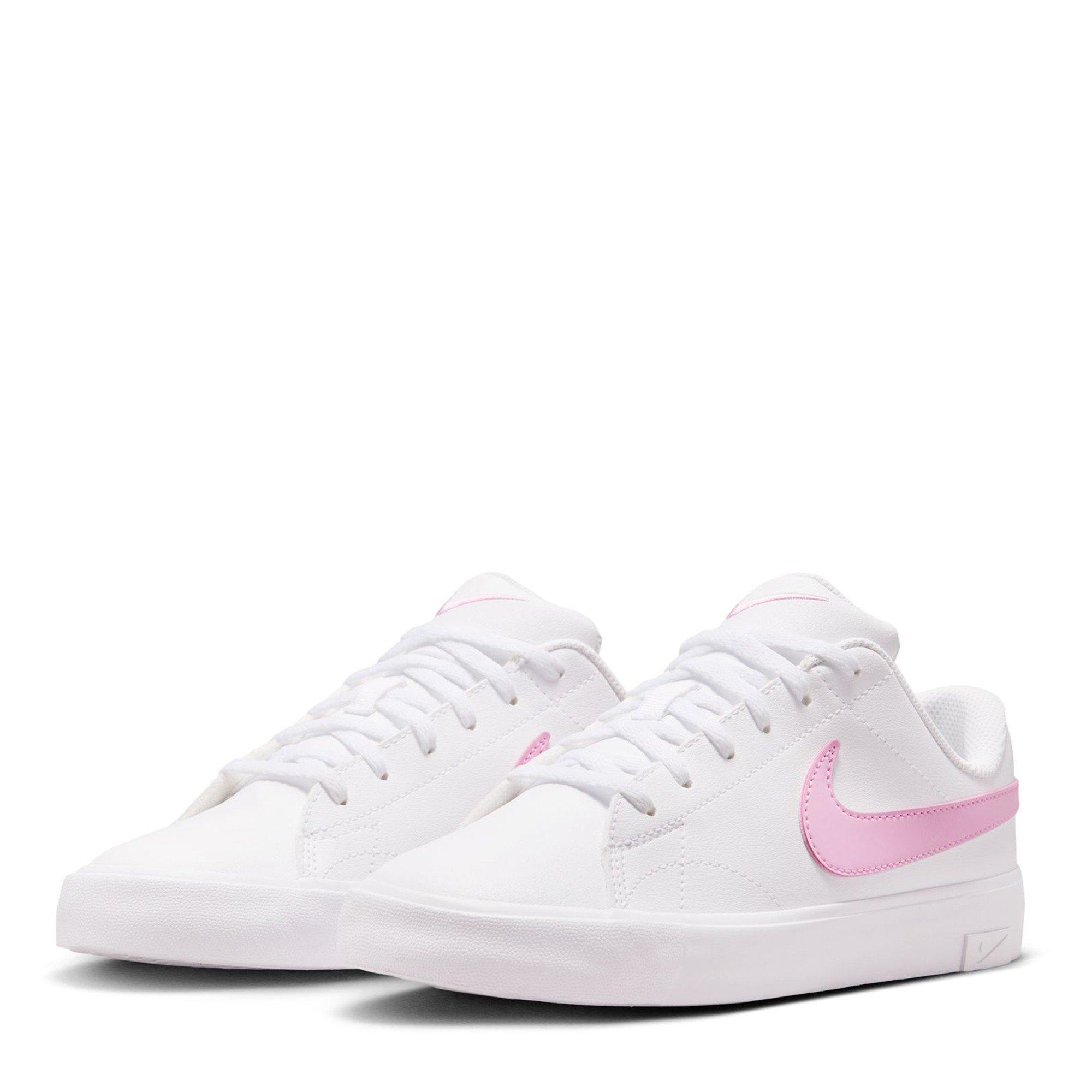 White/Pink Rise - Nike - Kids' Tennis Essen Low-Top Trainers - 3