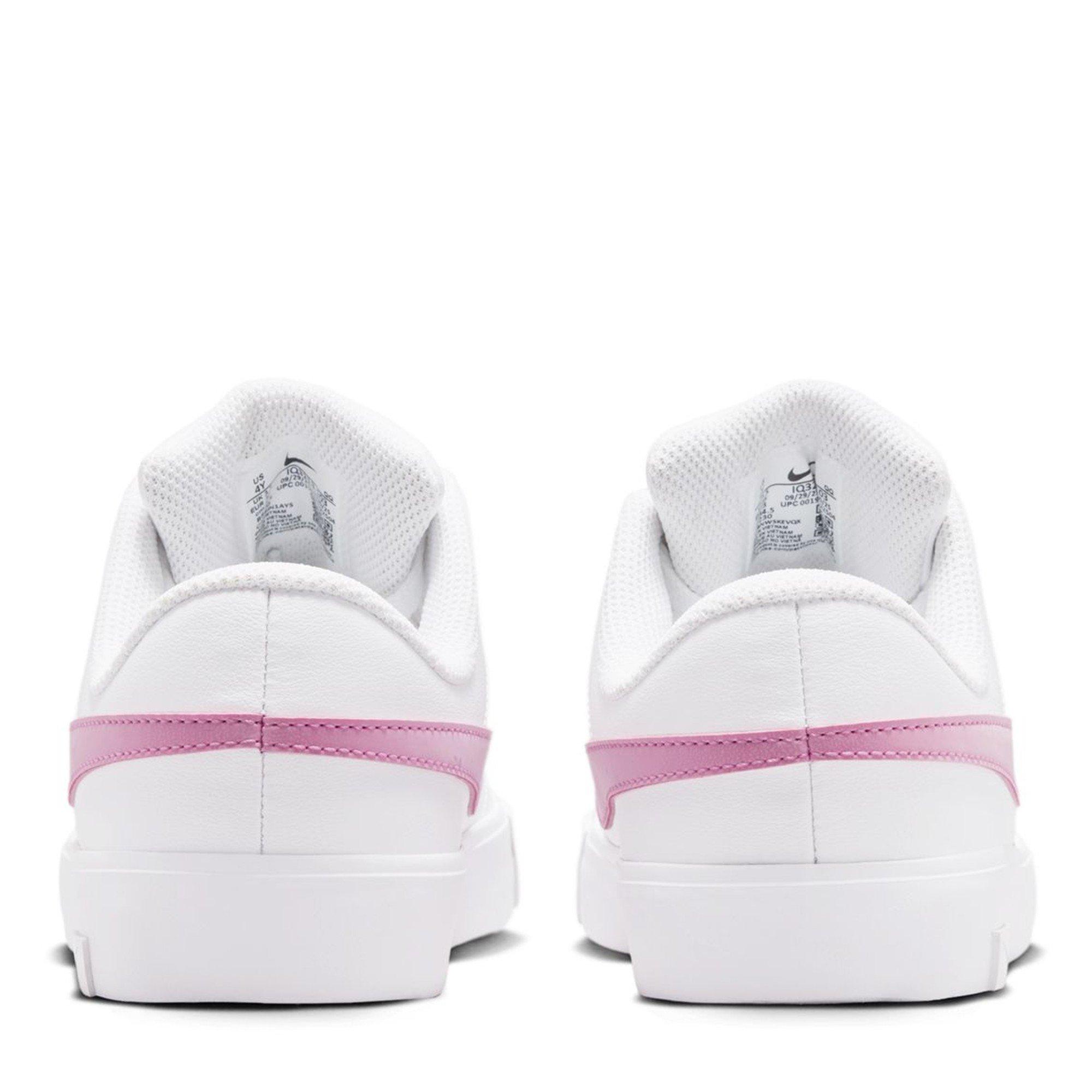 White/Pink Rise - Nike - Kids' Tennis Essen Low-Top Trainers - 4