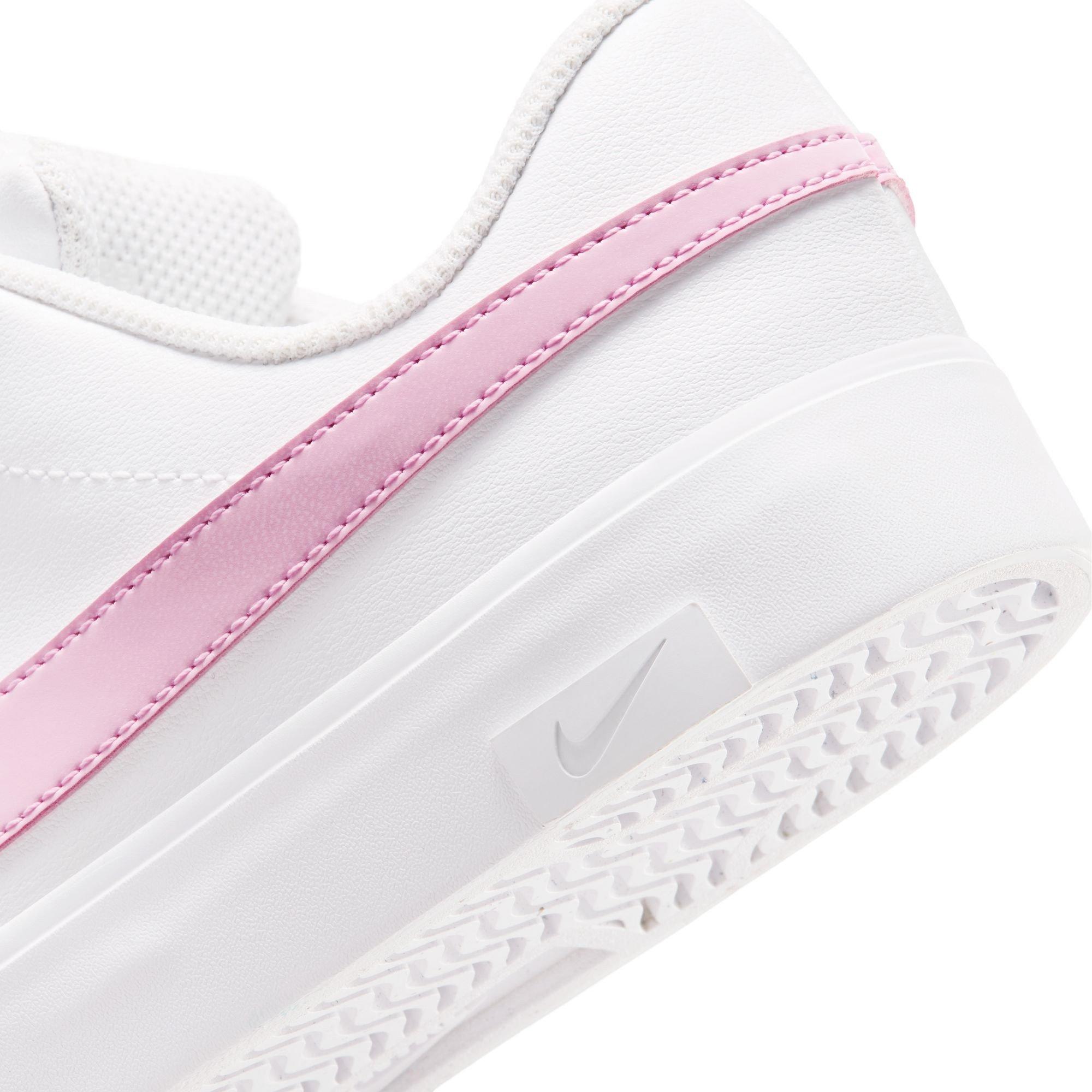 White/Pink Rise - Nike - Kids' Tennis Essen Low-Top Trainers - 8