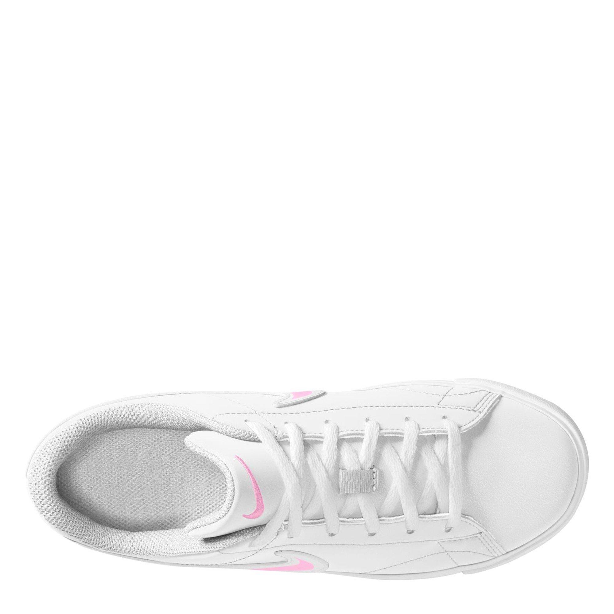 White/Pink Rise - Nike - Kids' Tennis Essen Low-Top Trainers - 9