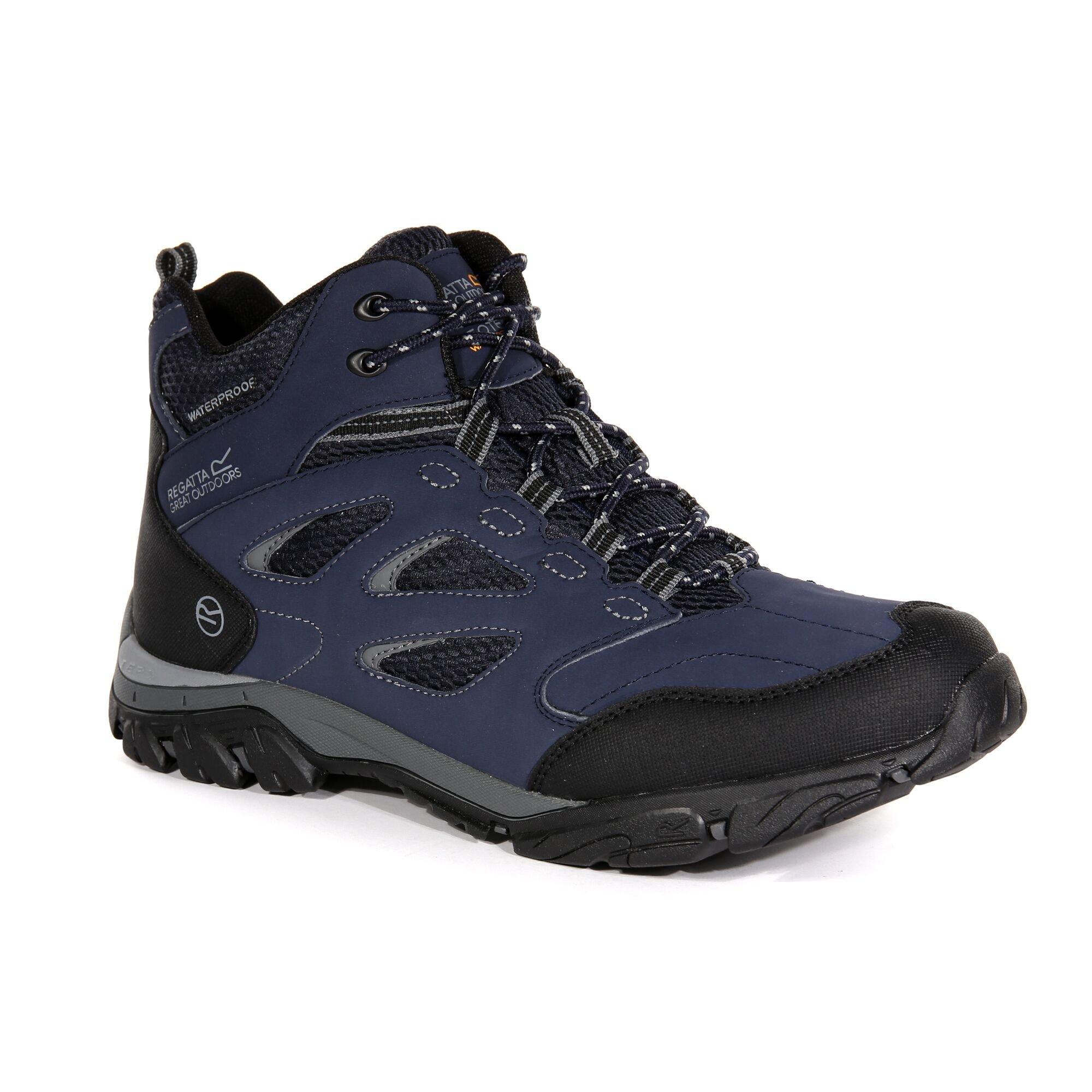 Navy/Granite - Regatta - Holcombe IEP Mid Waterproof Walking Boot - 2