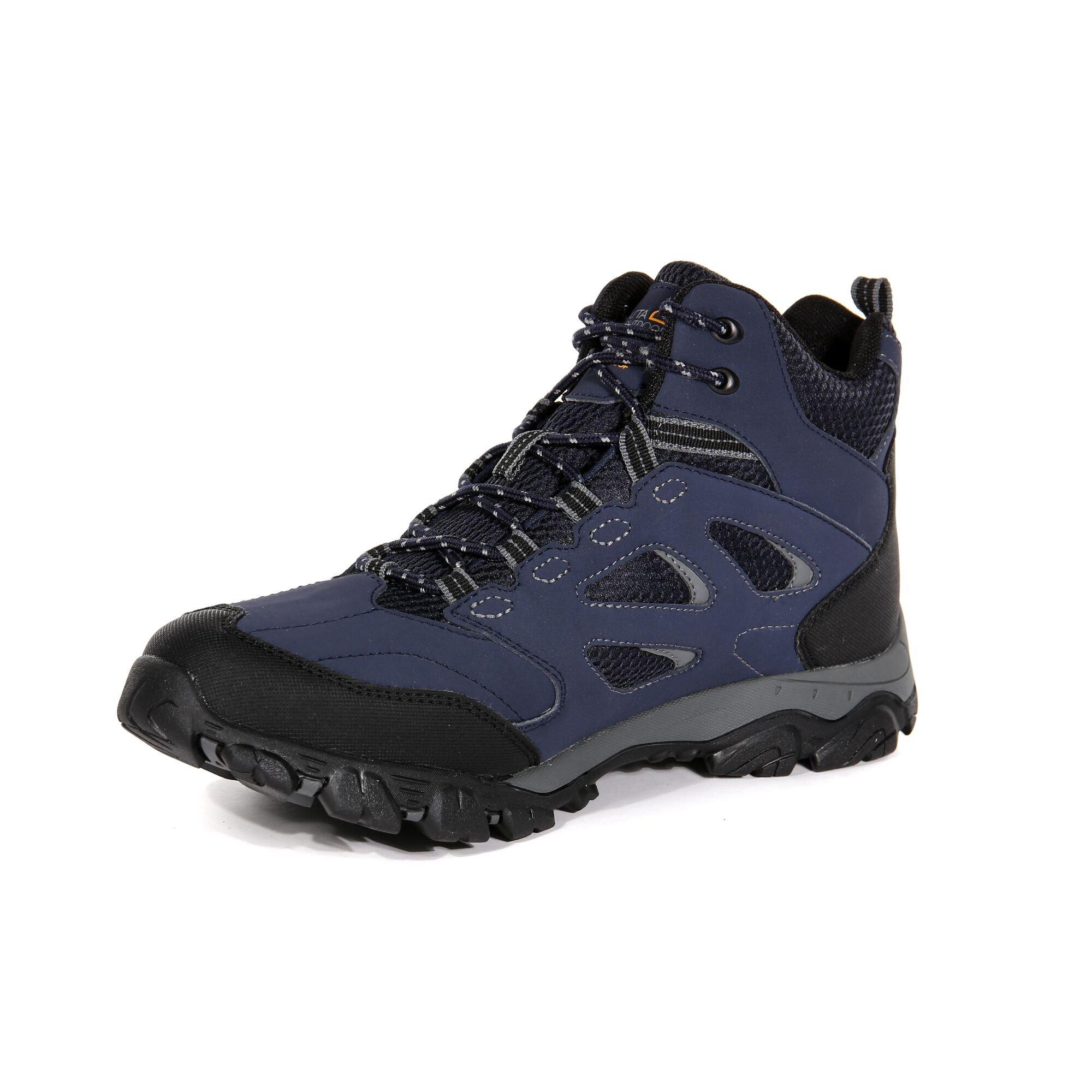 Navy/Granite - Regatta - Holcombe IEP Mid Waterproof Walking Boot - 4