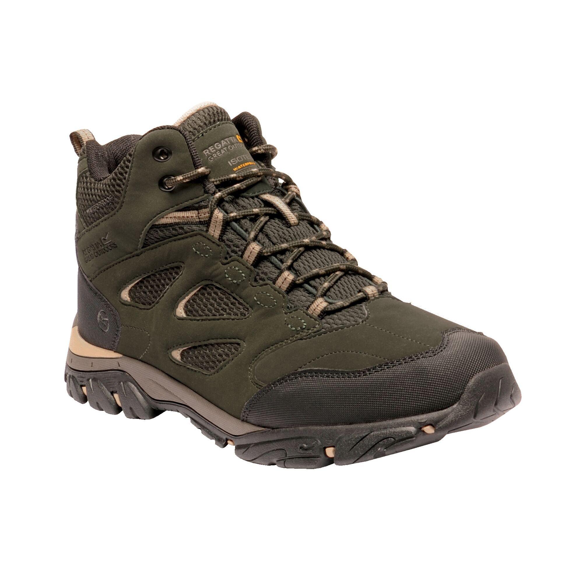 Regatta Men's Holcombe Iep Mid Waterproof Walking Boot - Bayleaf/Oat - 9.5 (44)