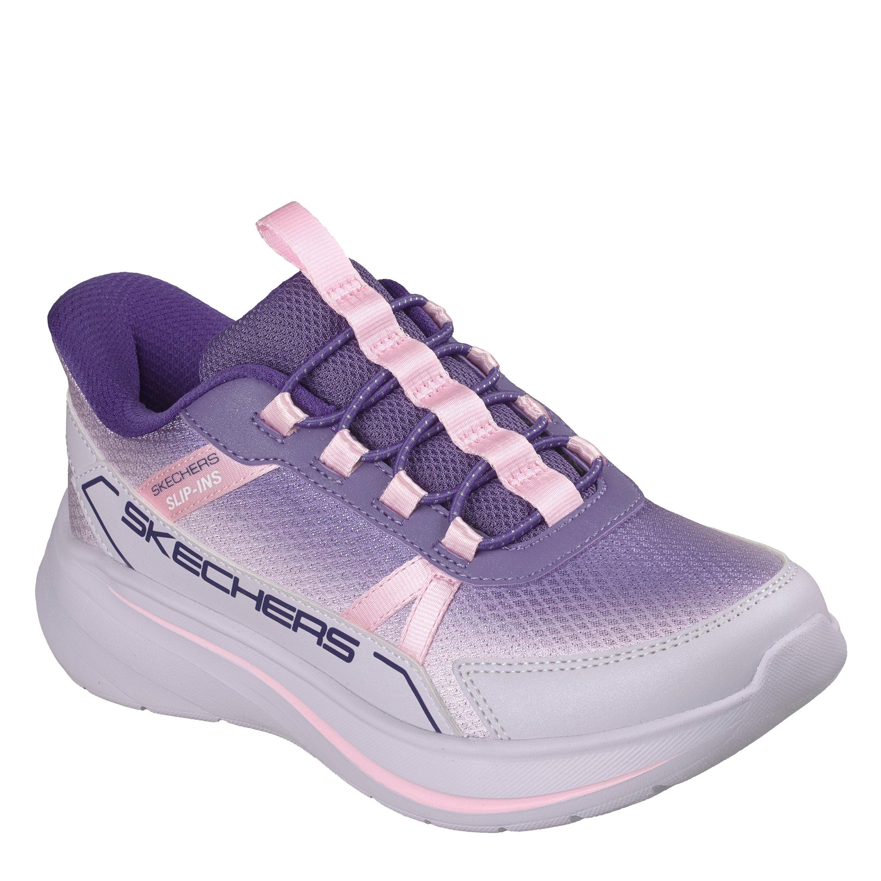 Lavender/Multi - Skechers - Kids' Wave 92 Low-Top Trainers - 3