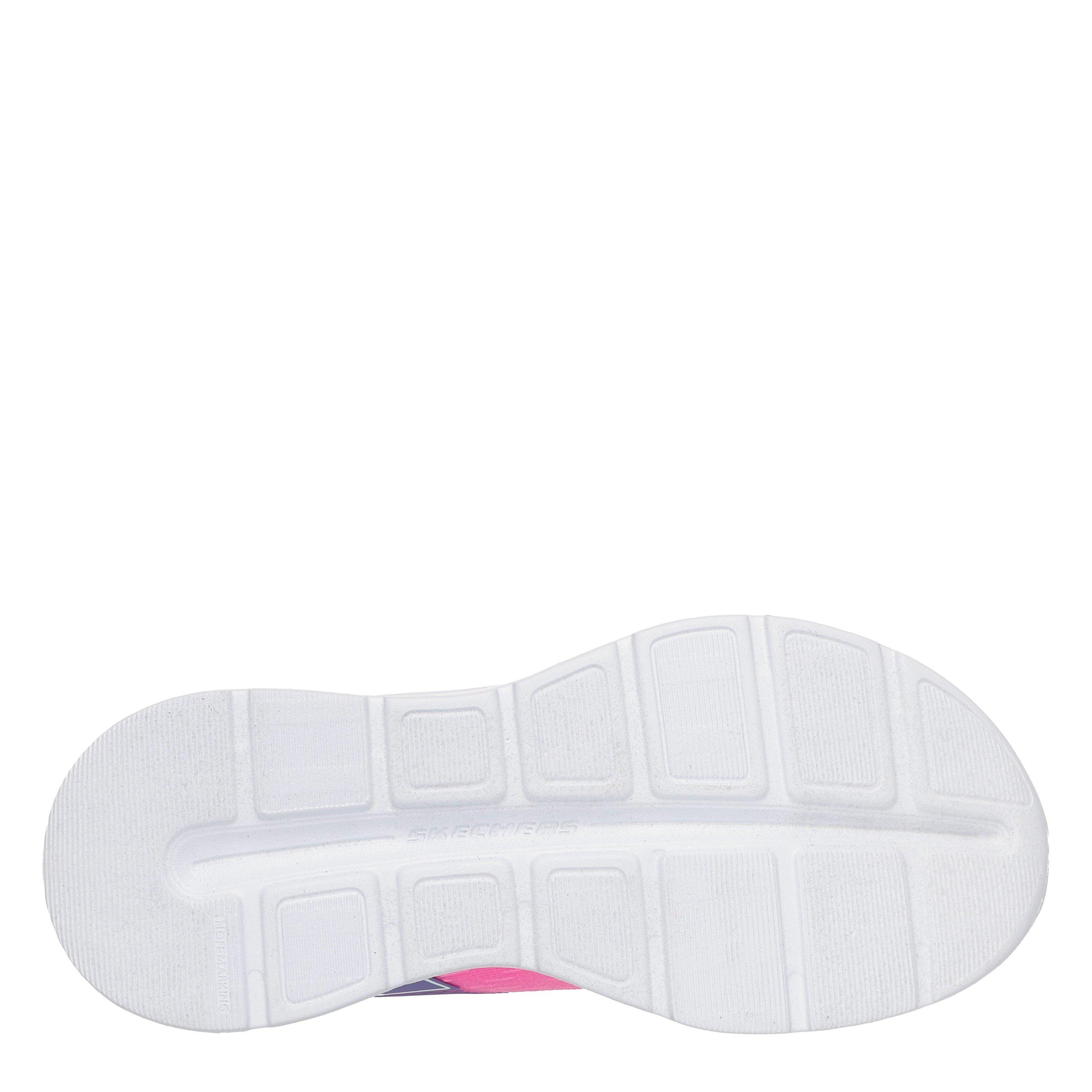 Pink/Multi - Skechers - Kids' Glide Step Lights Low-Top Trainers - 5