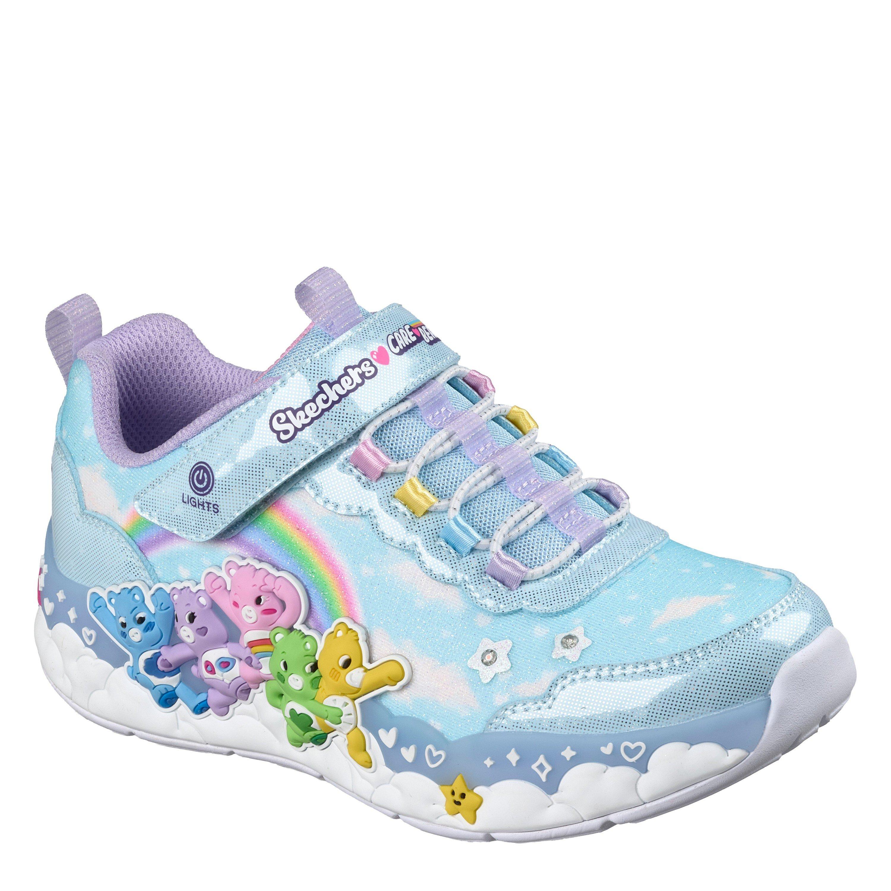 Blue/Multi - Skechers - Kids' Hugs n Snugs Low-Top Trainers - 3