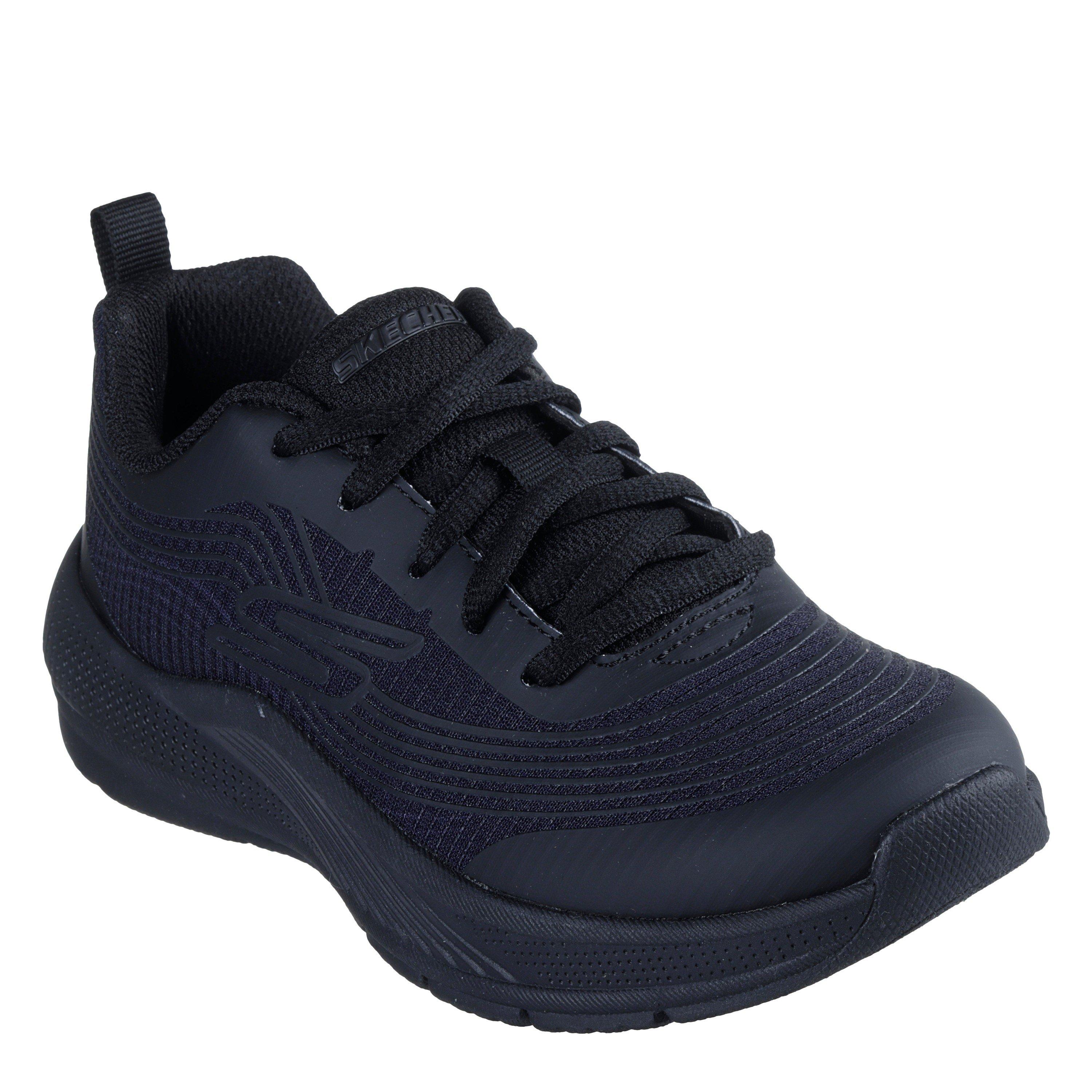 Black - Skechers - Skechers Lace Up Ombre Mesh Sneaker W 3d Pri Low-Top Trainers Girls - 3