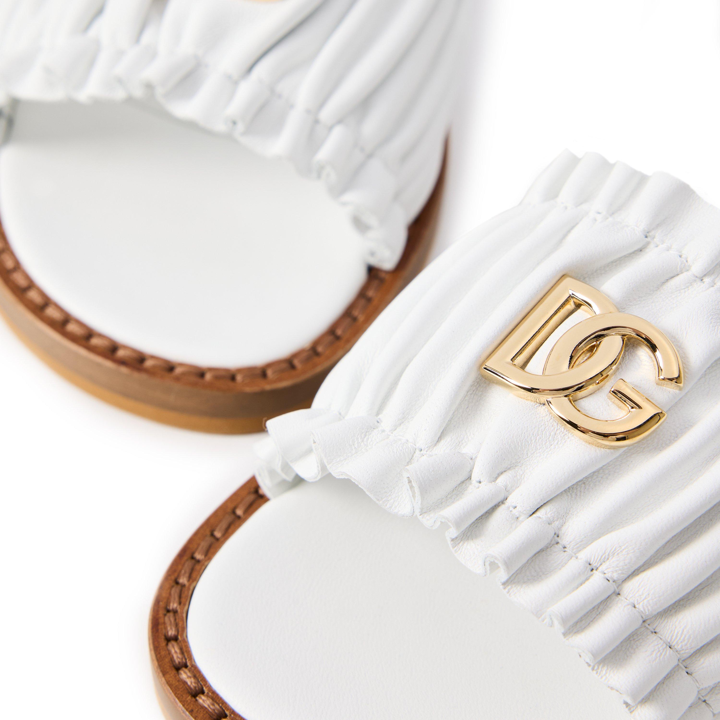 White 80001 - Dolce and Gabbana - DG Sandals Jn61 - 3