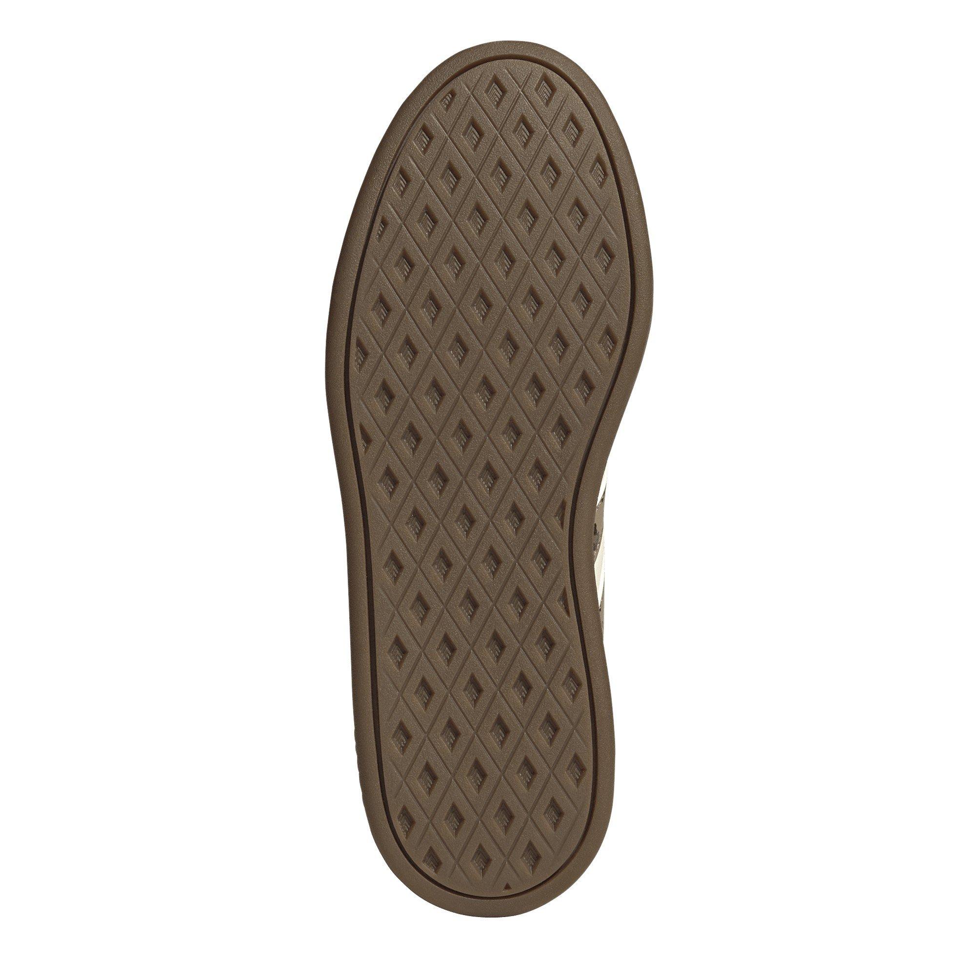 Cream/Leopard - adidas - Kids' Breaknet Suede Low-Top Trainers - 6
