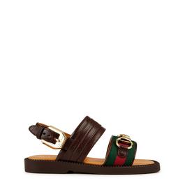 Gucci Horsebit Web Sandal Junior Girls