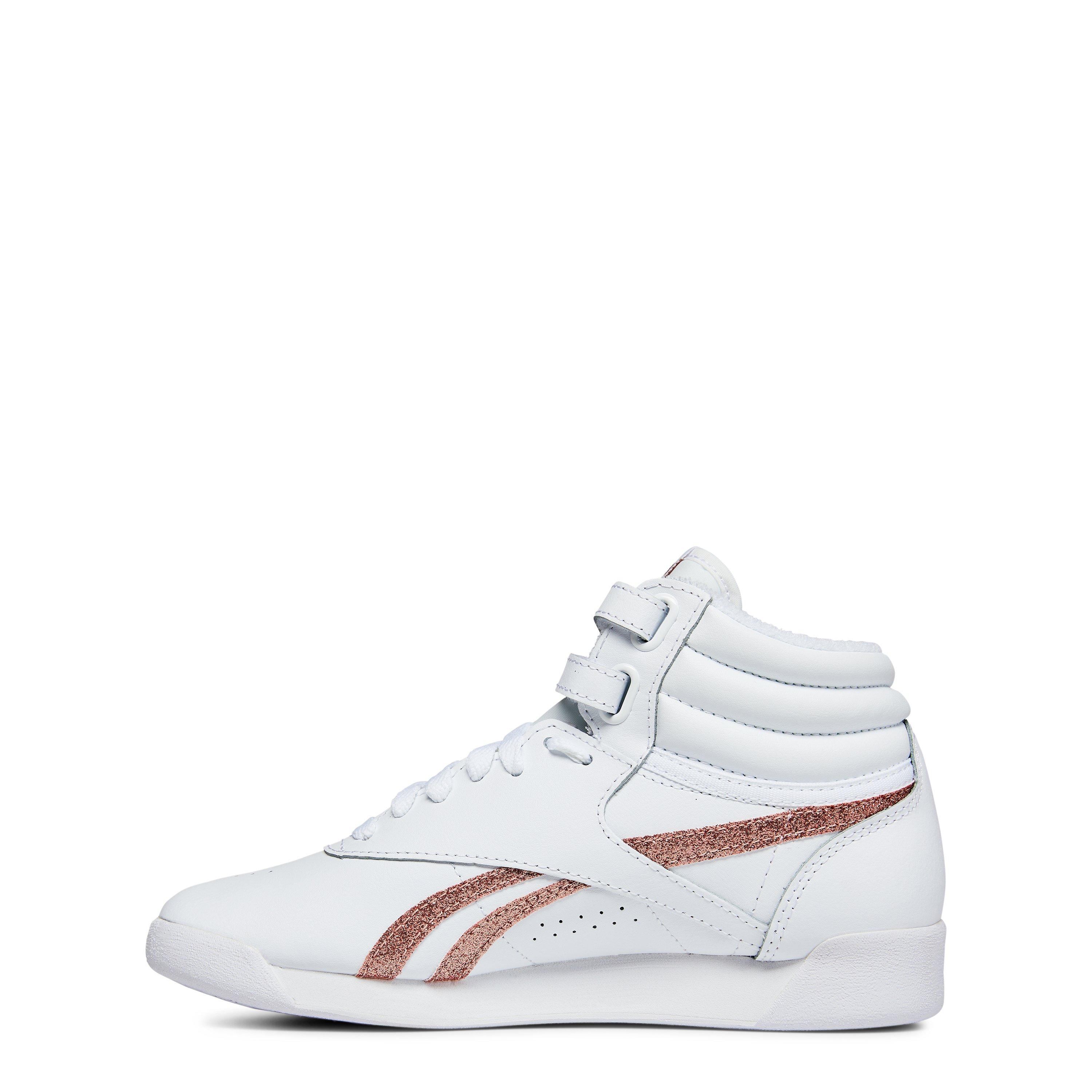 White/Smoros - Reebok - Kids' High-Top Trainers - 2