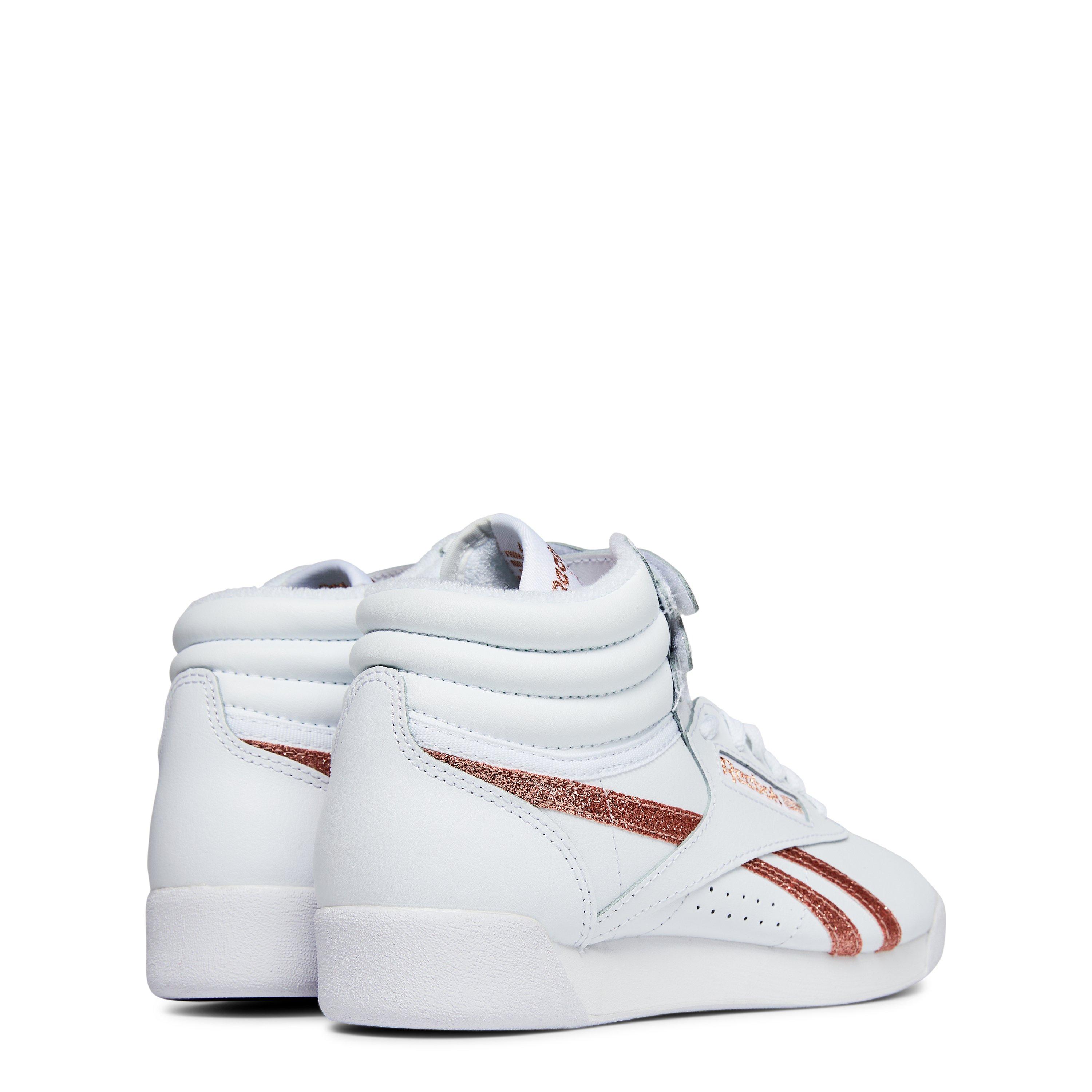 White/Smoros - Reebok - Kids' High-Top Trainers - 4