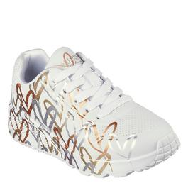 Skechers Skechers James Goldcrown Metallic Graffiti H Light Up Trainers Girls