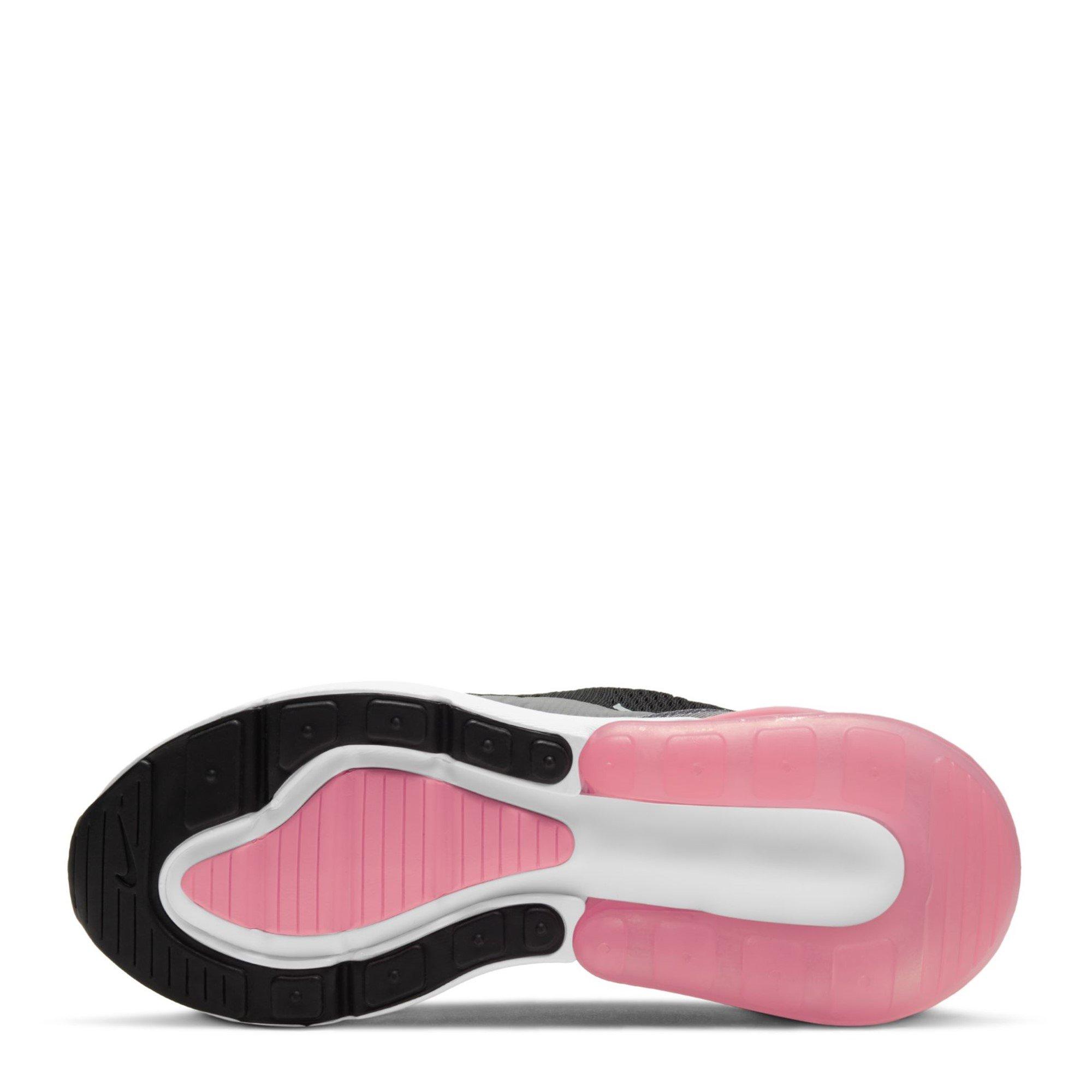 Crno/Roze - Nike - Air Max 270 Big Kids' Shoes - 3