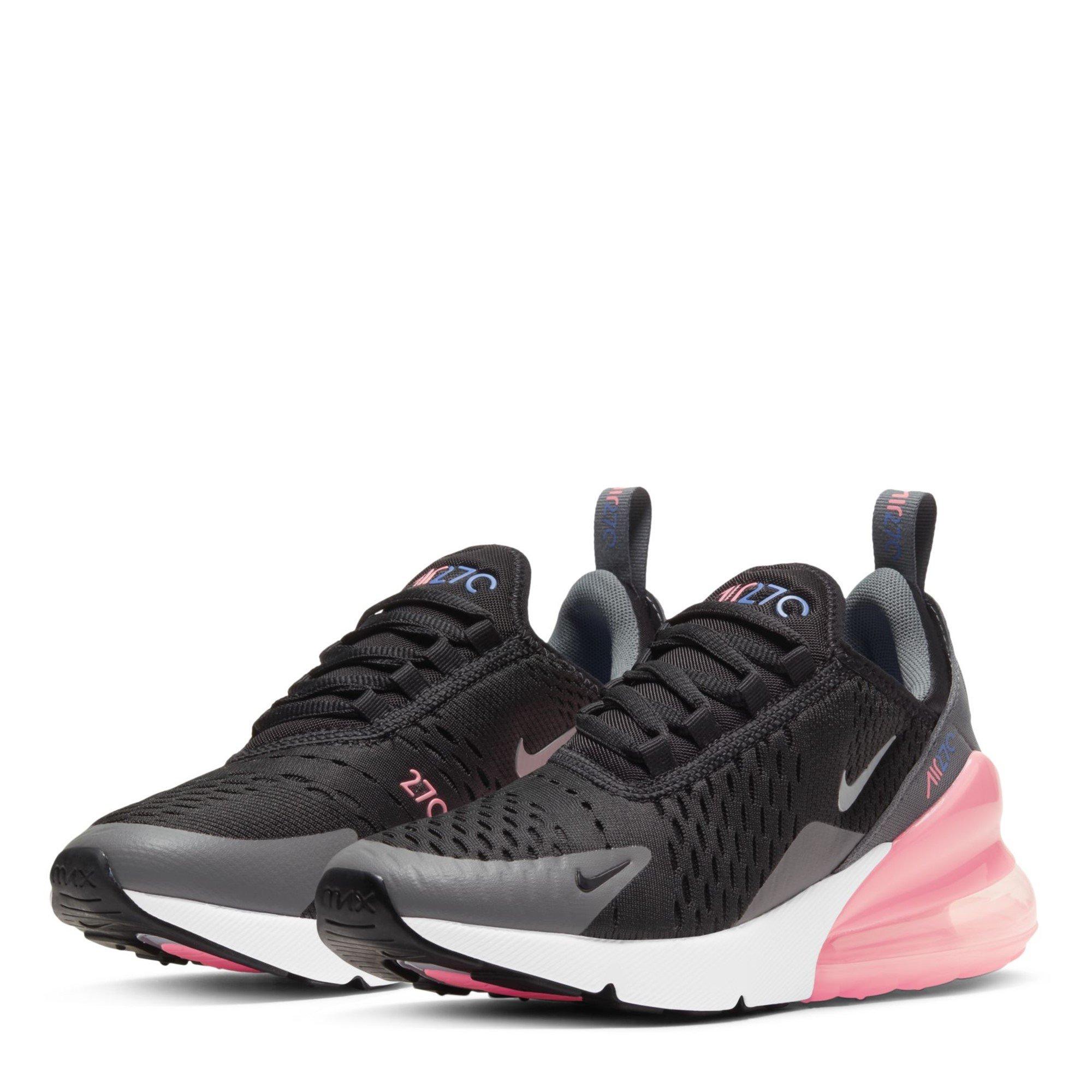 Crno/Roze - Nike - Air Max 270 Big Kids' Shoes - 4